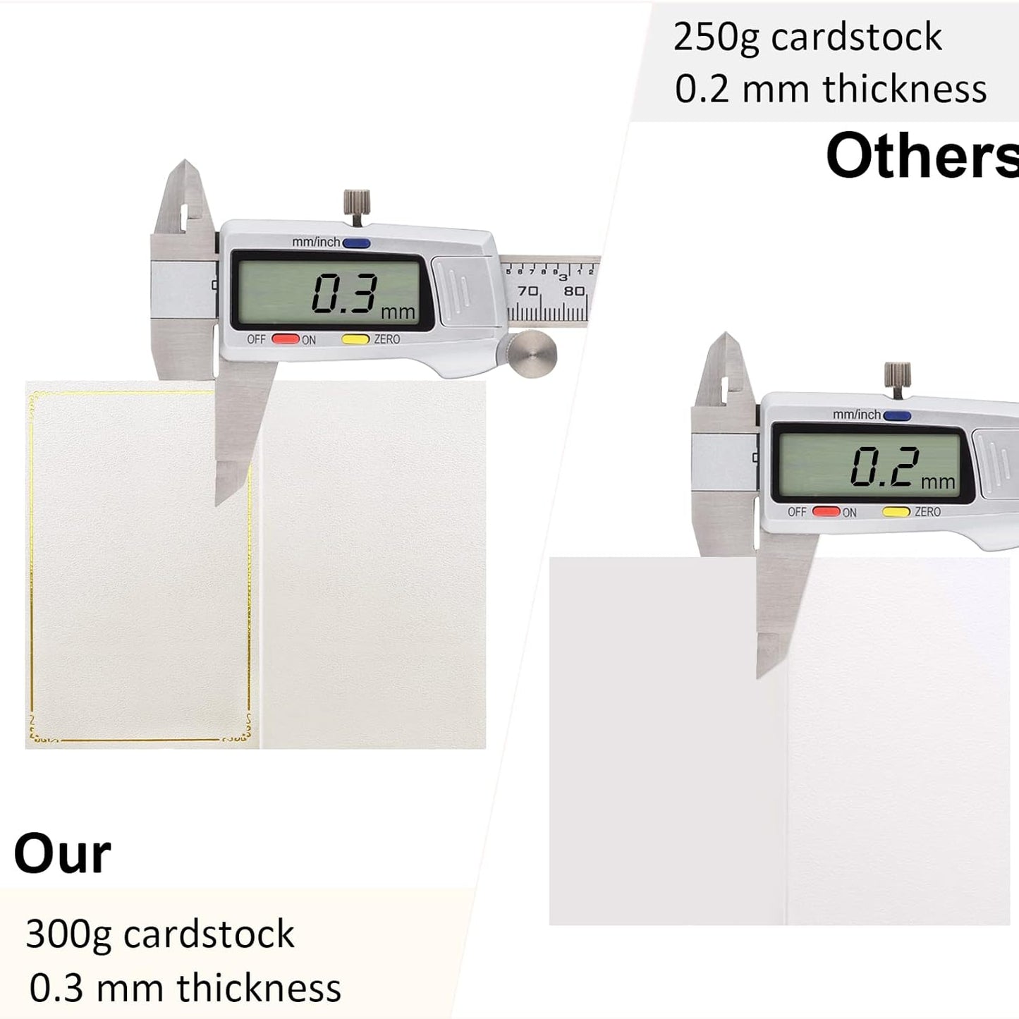 70 Pcs Place Cards Blank Fillable Banquet Seat Card with Gold Foil Frame, Place Cards for Table Setting, Escort Cards, Name Cards, Wedding Place Cards for Wedding, Table, Dinner Parties, 2.5" X 3.75"