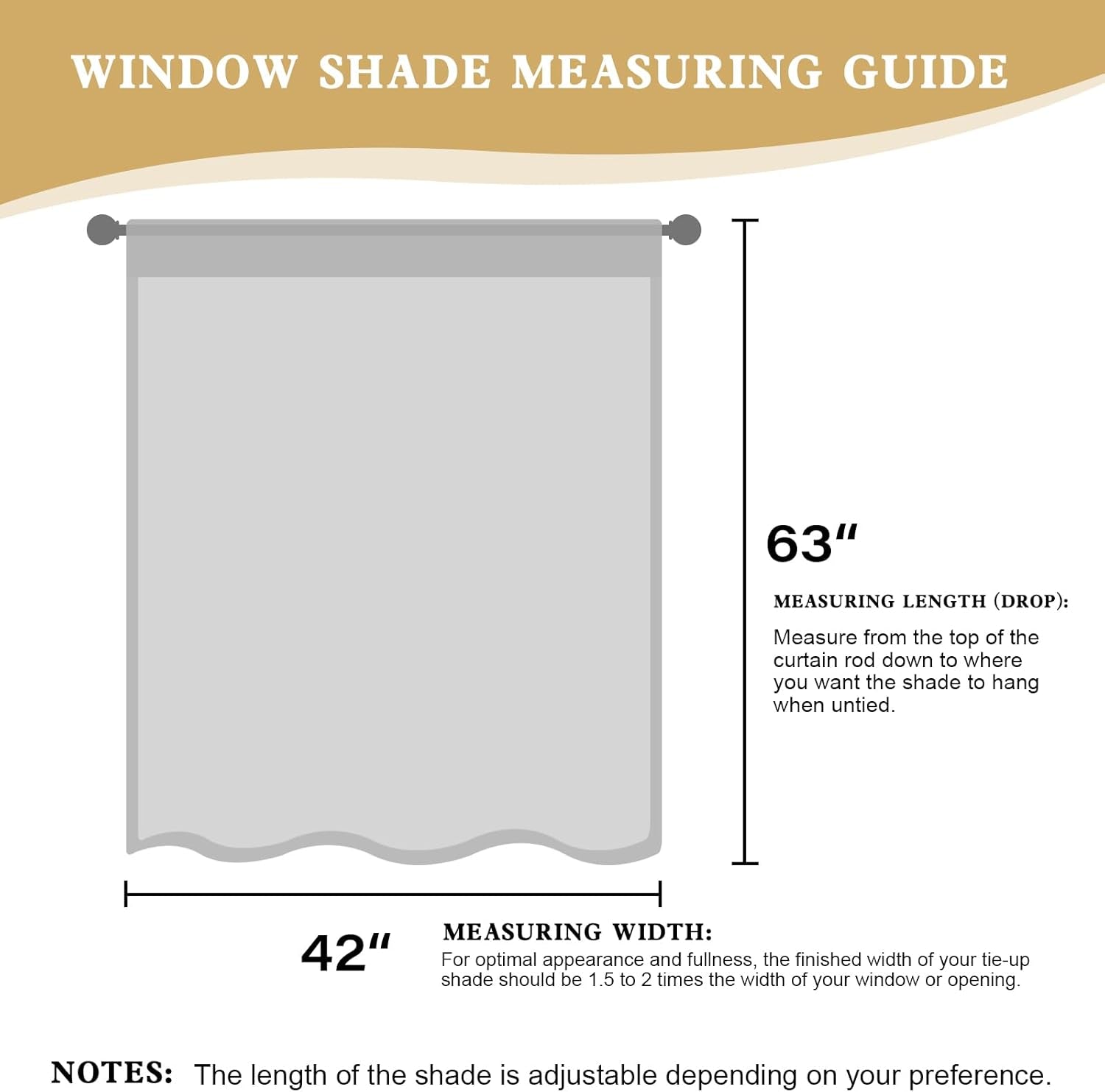 Beautiful Quatrefoil Dove Pattern Thermal Insulated Blackout Tie up Curtains, Rod Pocket Home Fashion Balloon Shade for Small Window, W42 X L63 Inch-Dove(Set of 1)