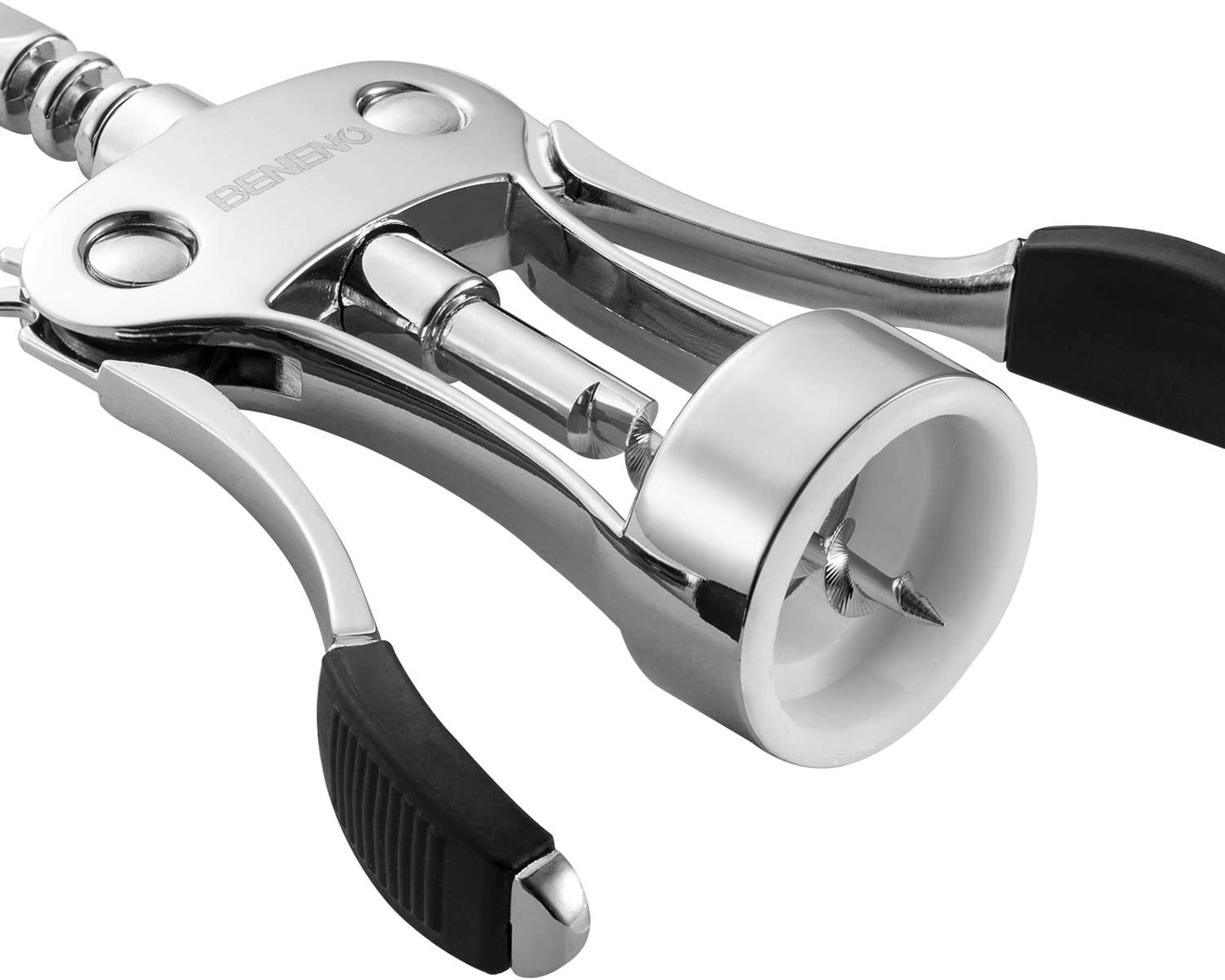 Wine Opener, Zinc Alloy Premium Wing Corkscrew with Multifunctional Bottles Opener, Sharp Wine Corkscrew with Ergonomic Non-Slip Wing Handle, Upgrade