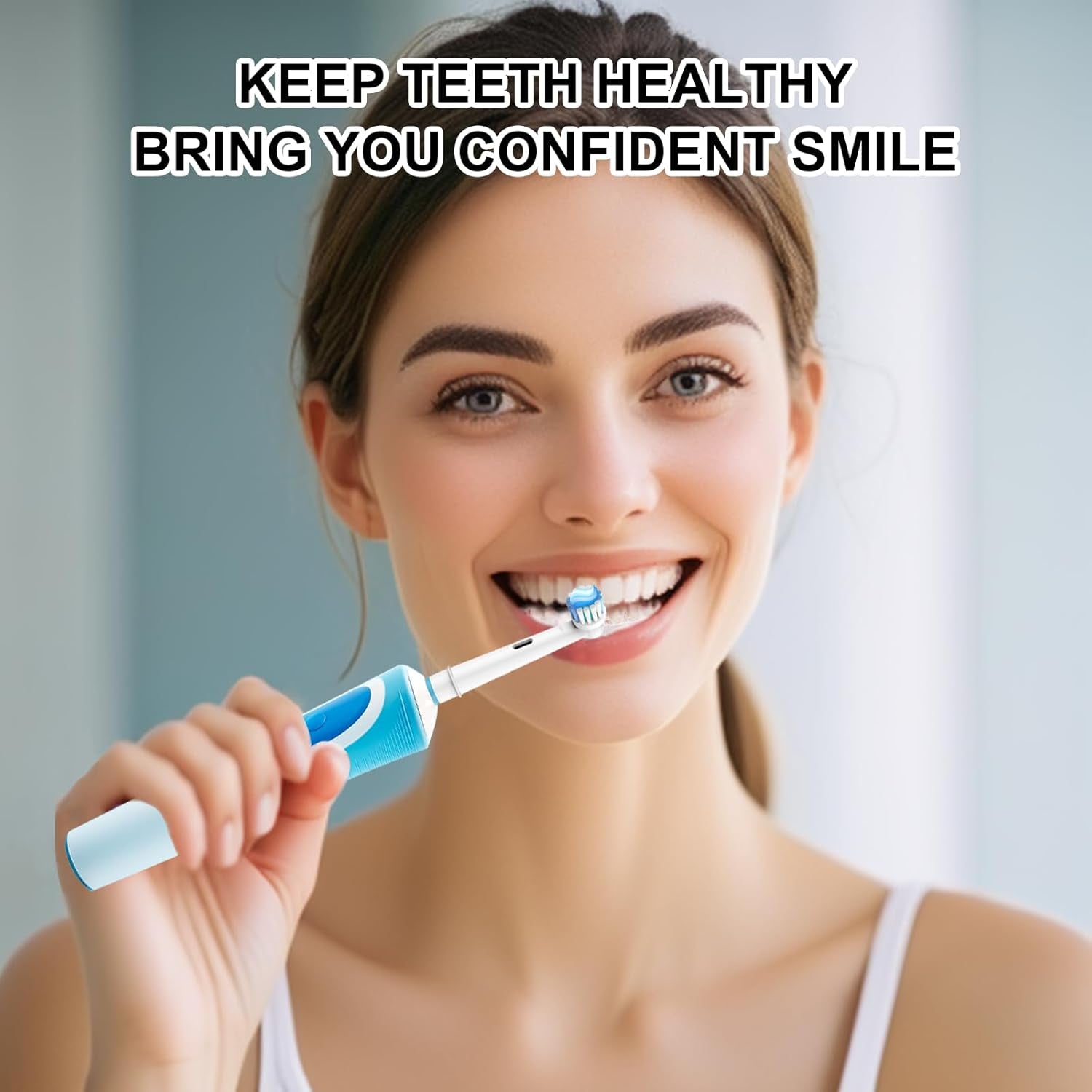 Toothbrush Heads for Oral B, 4 Pack Professional Electric Toothbrush Replacement Heads Medium Soft Dupont Bristles Replacement Toothbrush Heads Precision Clean Brush Heads Refills