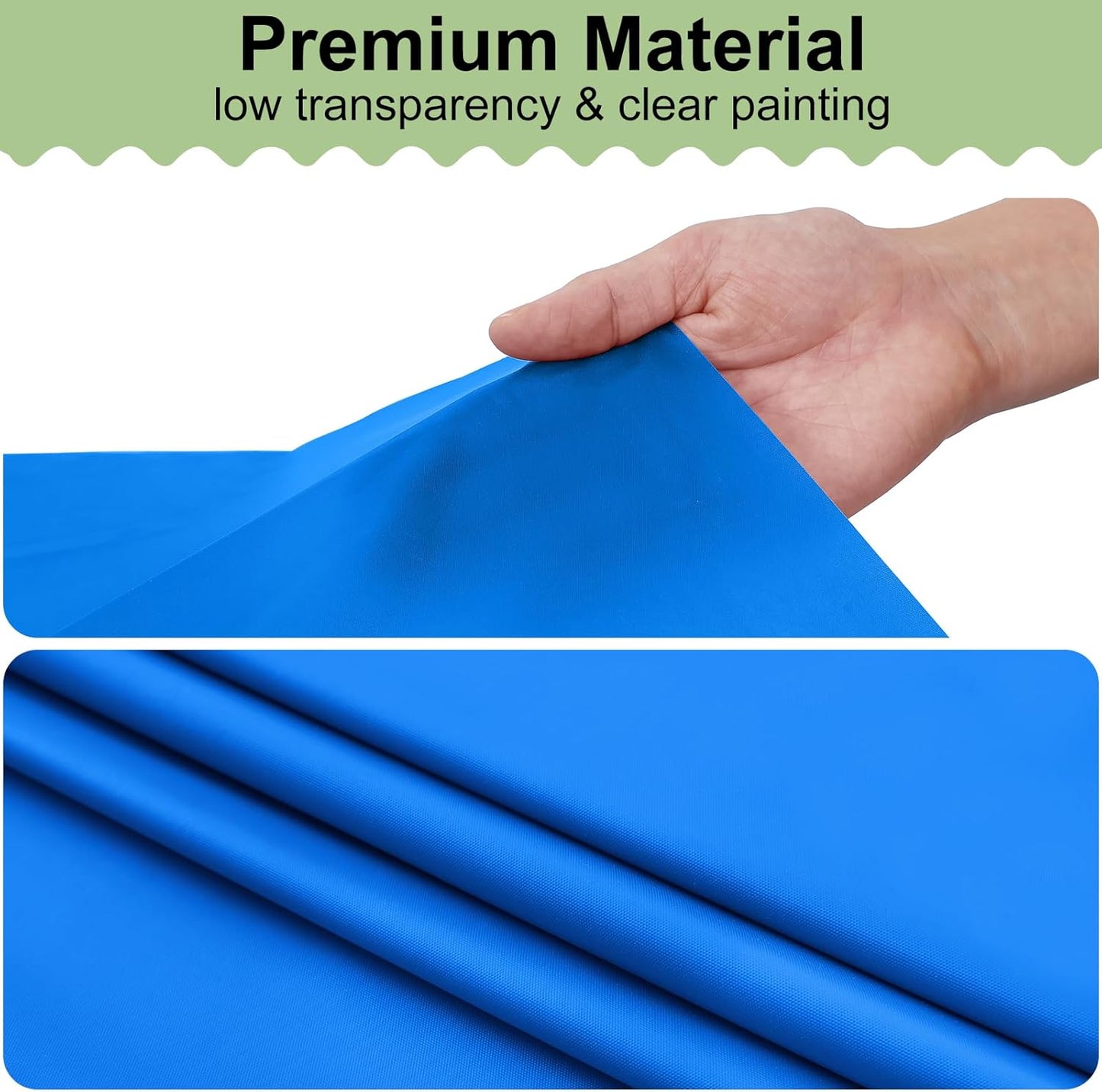 6 Packs Disposable Plastic Table Cloth, 54 X 108 Inch Waterproof Rectangle Tablecloth, Leakproof & Sturdy Decorative Table Covers for Picnic, Party and Outdoor, Blue