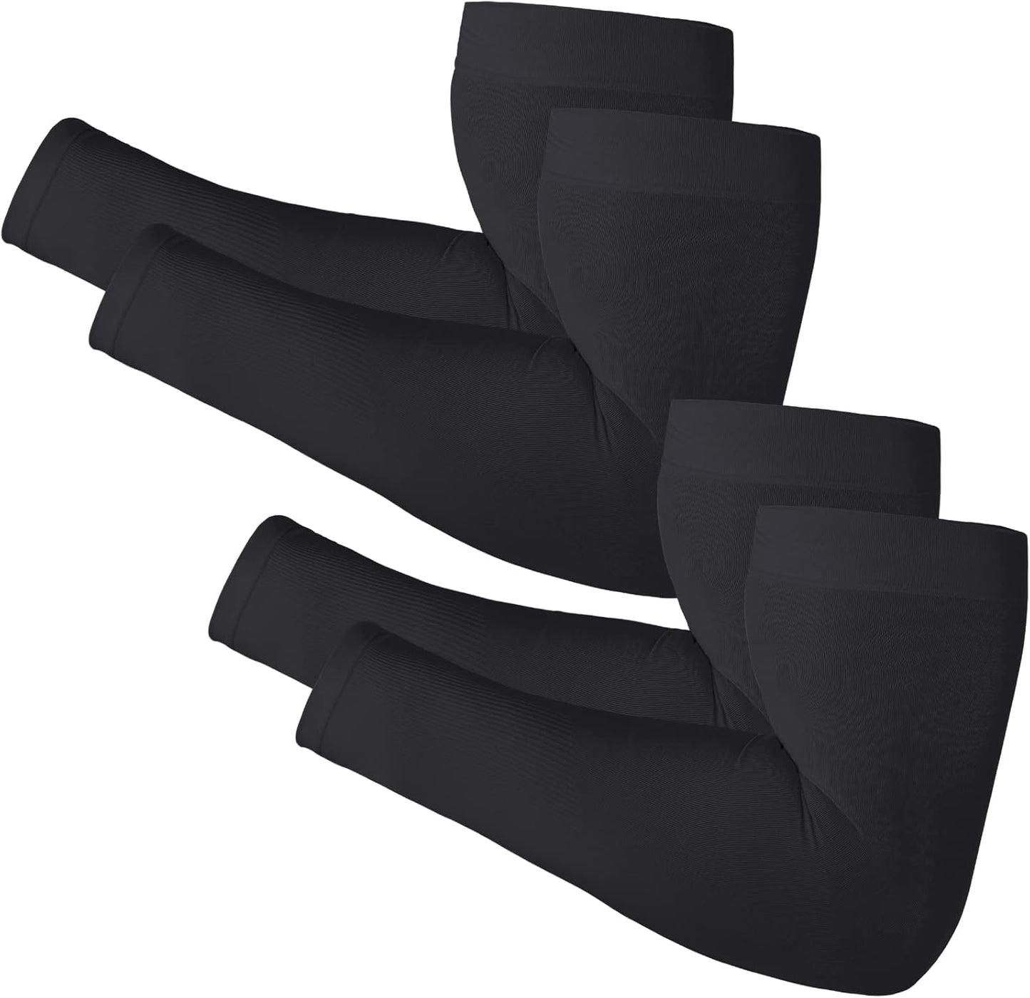 Arm Sleeves for Men Women, Size L - XL, UV Sun Protection Sleeve to Cover Tattoo, Cooling Compression Arm Cover