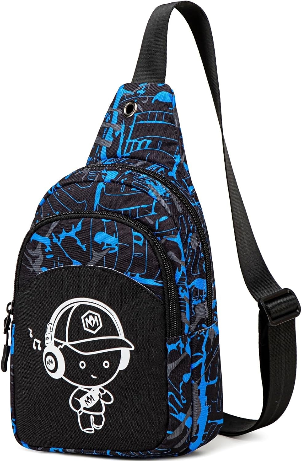 Small Sling Bag Crossbody Bags Camouflage Fanny Packs Chest Bag Travel Chest Gifts for Boys
