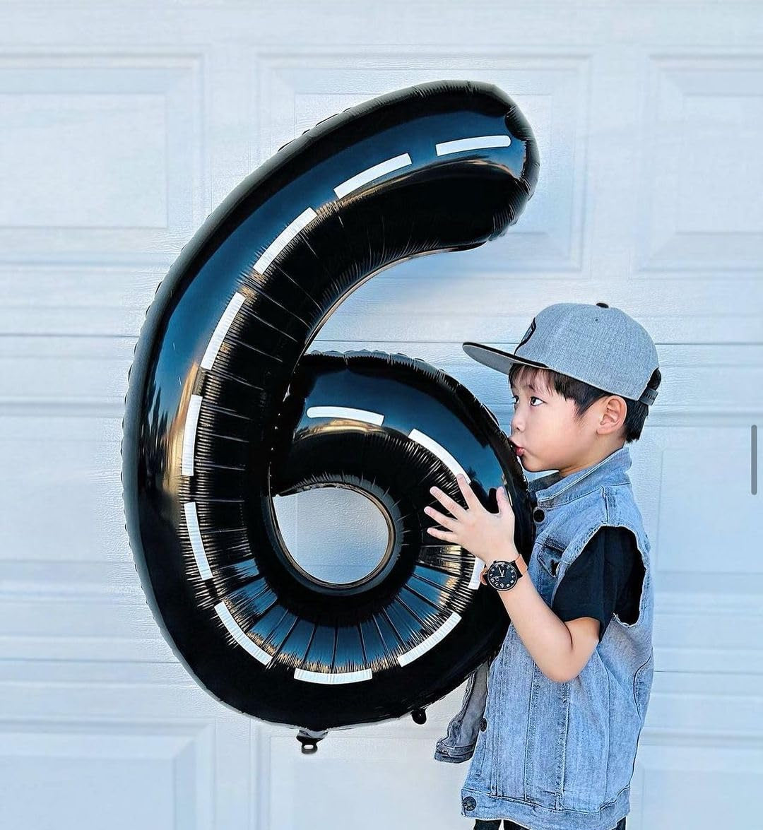Race Car Number 19 Balloon 40 Inch, Black 19 Number Balloons, 19Th Birthday Decorations, 19 Year Old Boys Race Themed Party Decorations