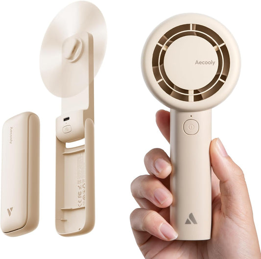 Slim Portable Fan + Portable Handheld Turbo Fan