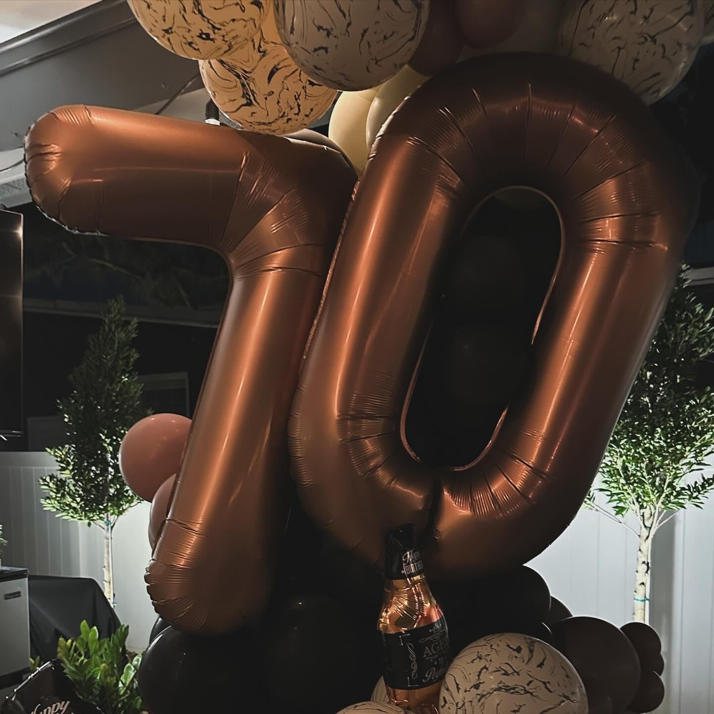 Coffee Brown Number 3 Balloon 40 Inch, 3 Balloon Number, 3Rd Birthday Decorations, Coffee Brown Party Supplies for Boys Girls