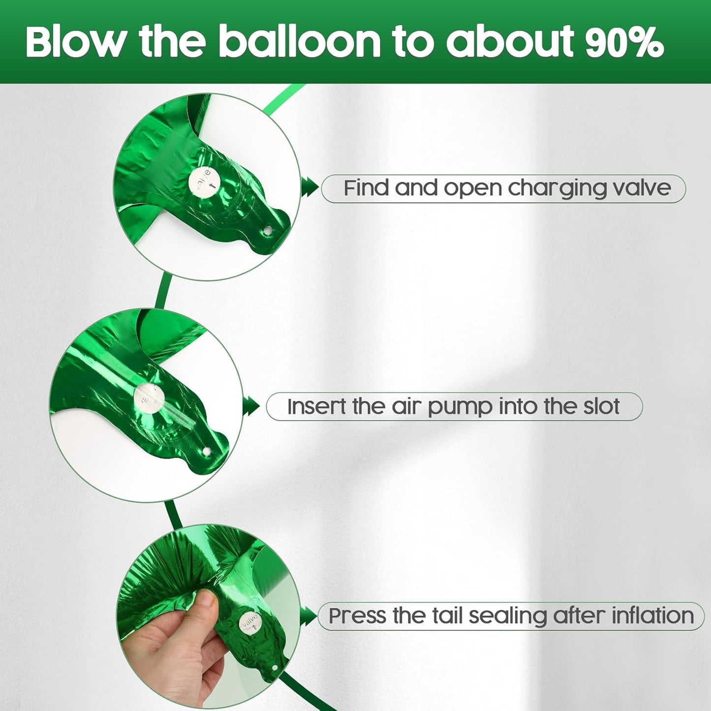 1 Balloon - Dark Green Birthday Number Balloons, 40 Inch Large Foil Balloons for Men Women Boys Girls Dark Green Themed Birthday Decorations