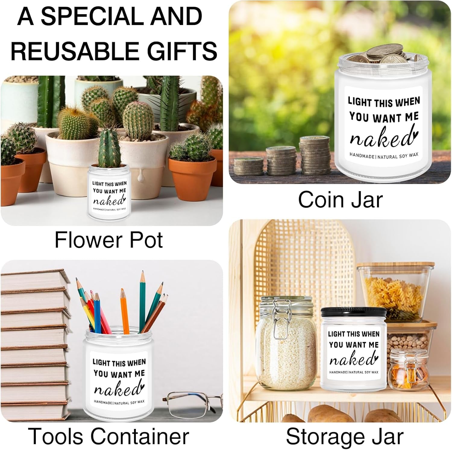 Gifts for Boyfriend Husband Men Couples, Funny Birthday Anniversary Wedding Valentines Christmas Romantic Gifts for Boyfriend, Husband, Men, Naughty Unique Lavender Candle