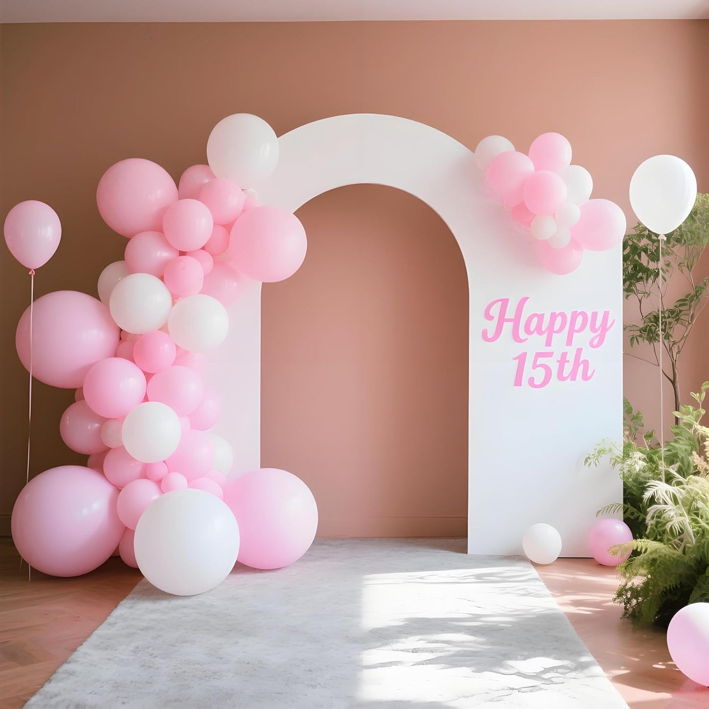 120Pcs 5Inch Pink Balloons, Small Light Pink Latex Balloons for Baby Bridal Shower Gender Reveal Birthday Party Decorations