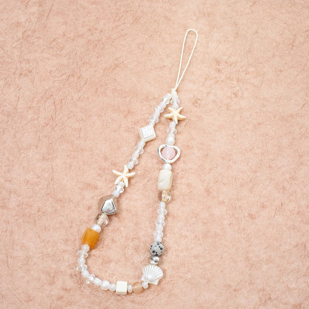 Beaded Camera Wrist Strap Cute Digital Camera Charm Lanyard Phone Charms Strap Beaded Camera Chain for Phone Bag Keychain