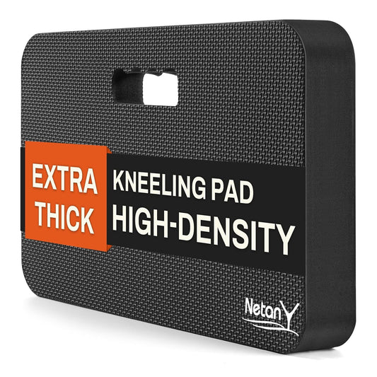 Extra Thick Kneeling Pad for Gardening, Comfortable Knee Pad Cushion, Extra Large Foam Kneeler Mat for Gardening, Baby Bath, Workout, Exercise & Yoga, Mechanic, 17.8 X 11 X 1.5 In, Black