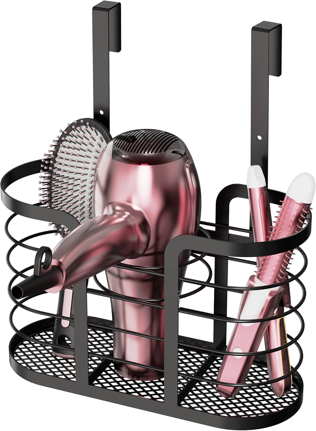 Hair Tool Organizer - Cabinet Door Storage Solution for Hair Dryers, Flat Irons, and Curling Irons