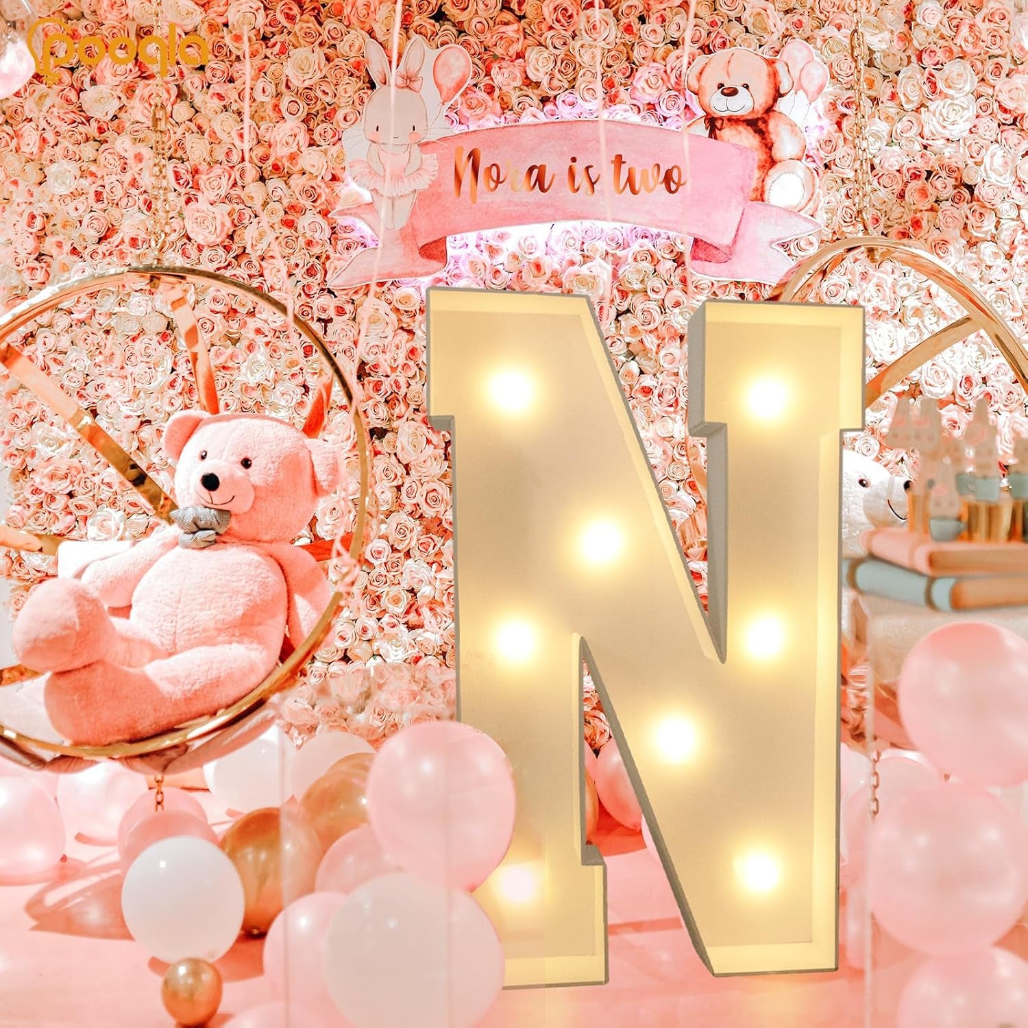 Marquee Letters, 3FT Light up Letters, Giant Marquee Letters 3 Feet Tall for Birthday Decoration, Large LED Letter Sign for Homecoming Baby Shower Wedding Party Decoration Letter A