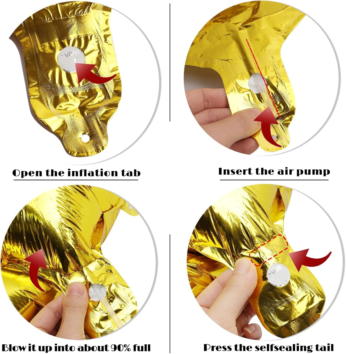 Gold Number Balloon 40 Inch, 0 Number Balloons, 10 20 30 40 50 Numbers Balloon Birthday Decorations, Gold Party Supplies for Women Men
