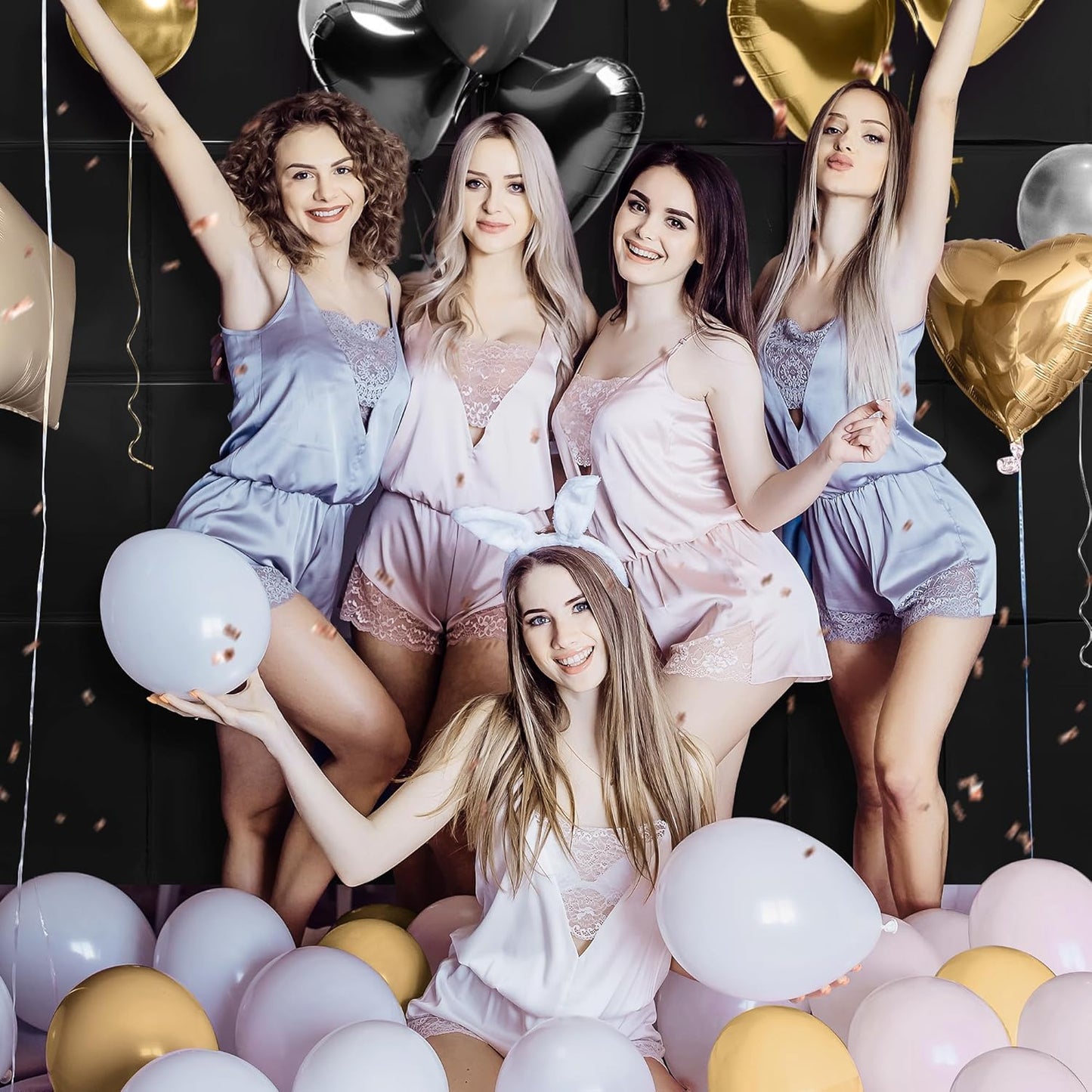 Black Foil Disposable Tablecloth - 54 x 72 Inches, Waterproof Plastic Cover for Birthday, Graduation, Halloween, and Anniversary Celebrations