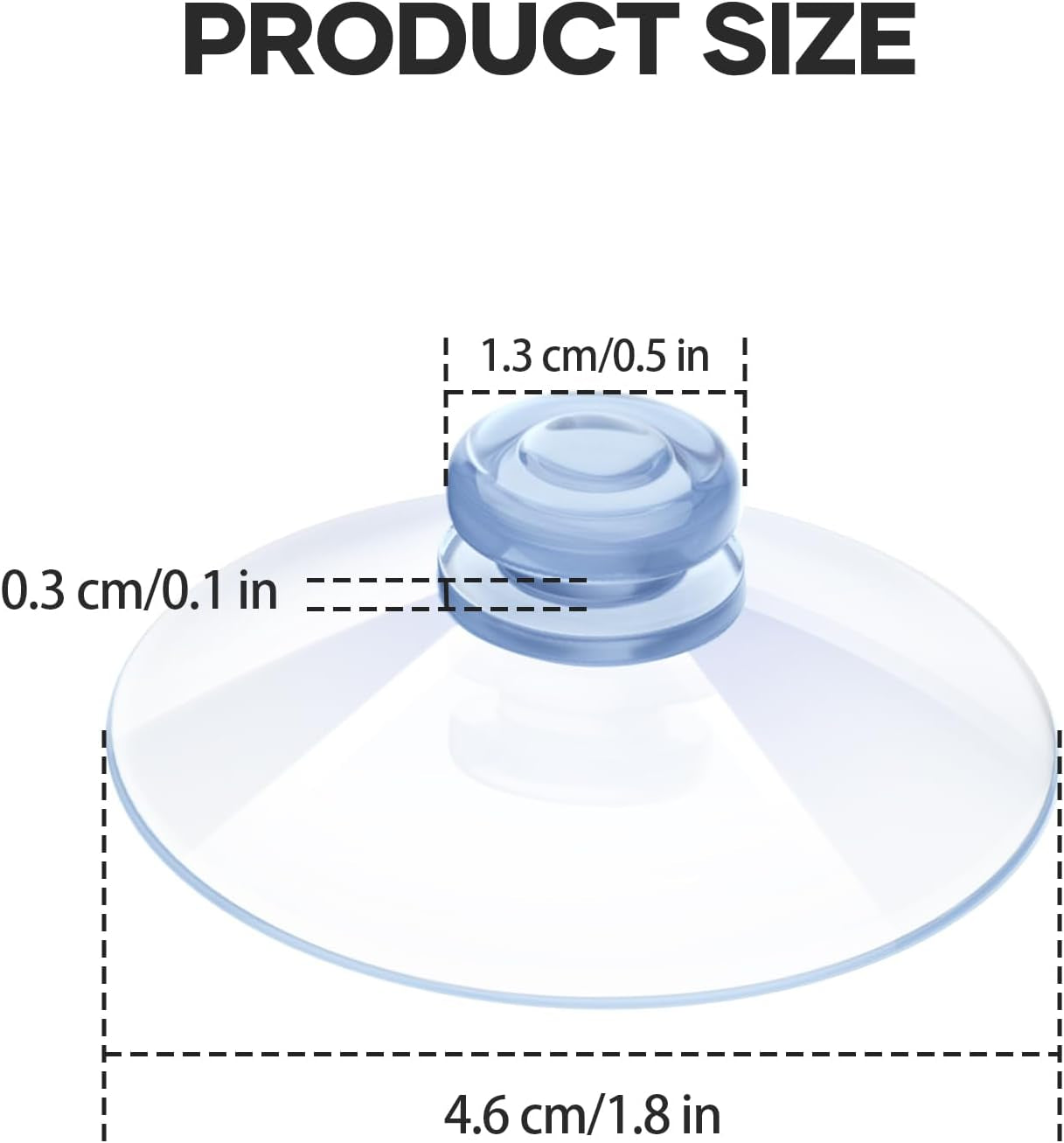 Suction Cups for Sponge Holder,Replacement Sponge Holder Suction,Kitchen Sink Caddy Hooks,Hooks for Sink Caddy,No Drilling,Kitchen Hook Strong Suction-4 Packs