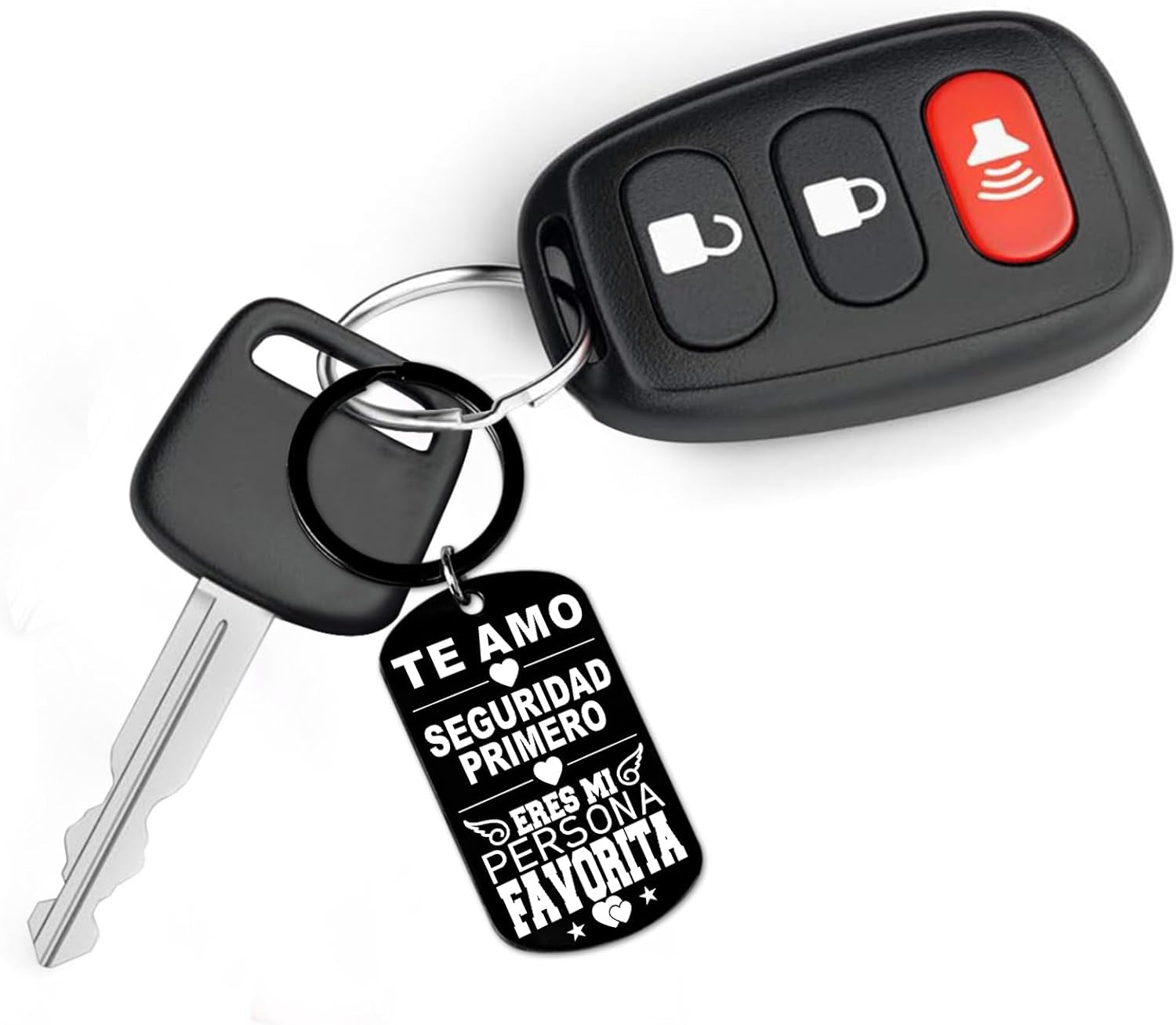 Gifts for Boyfriend Girlfriend Husband Wife Him Her - Spanish FAORITE PERSON Keychain Christmas Xmas Secrect Santa White Elephant Gifts Stocking Stuffers for Dad Mom Brother Sister Bestfriend