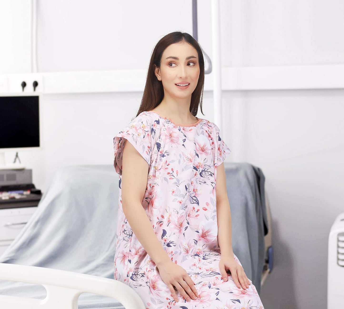 Women'S Hospital Gown Soft and Stylish Patient Gown