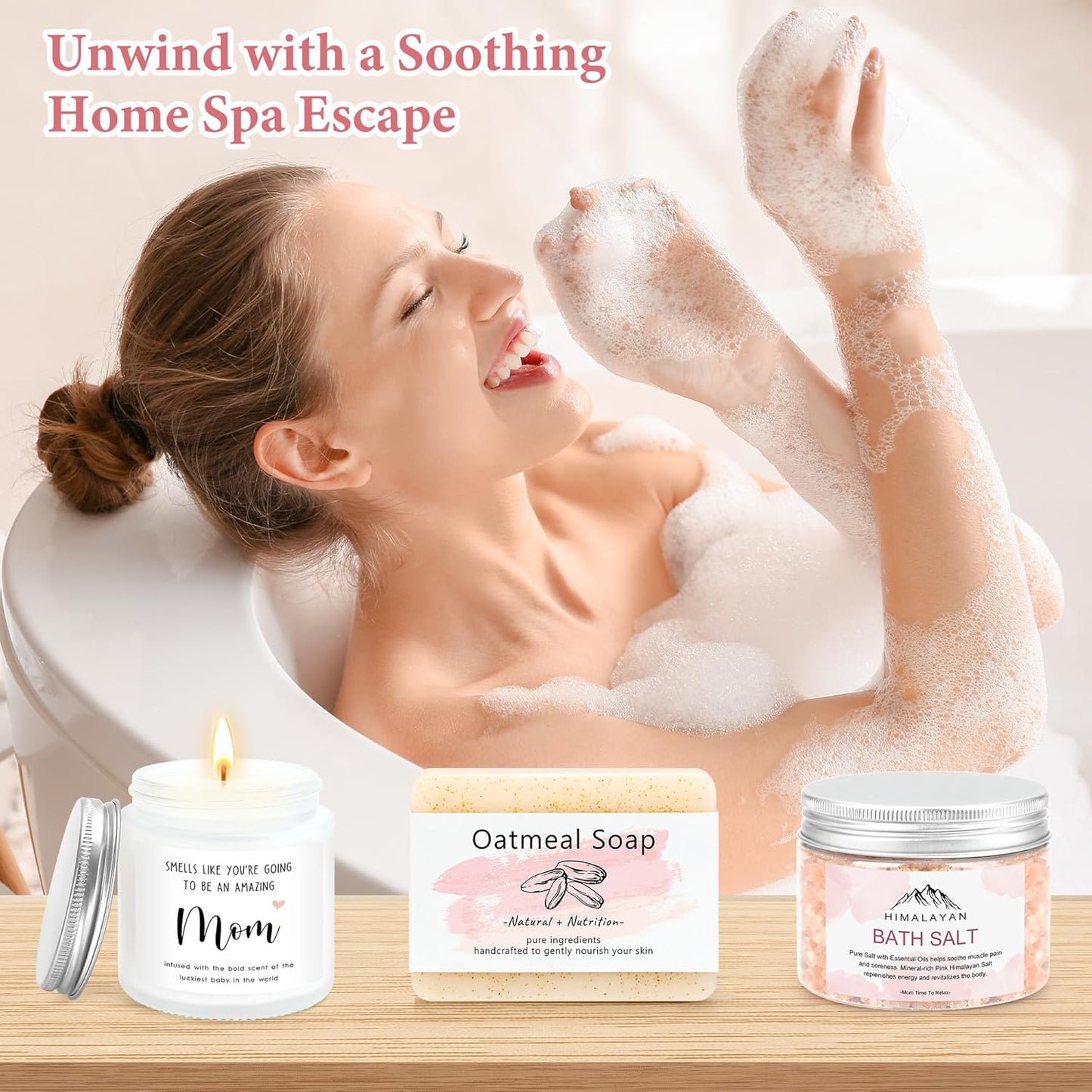 Postpartum Care Package for New Mothers - Thoughtful Gift Basket for New Moms, Ideal for Baby Showers and First-Time Moms