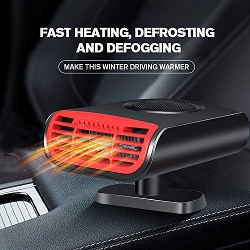 Car Heater,12V 150W with Heating and Cooling 2 in 1 Modes Heating/Cooling Automobile Heater Demister Vehicle Heater Fan Suitable for All Car,Christmas Gifts