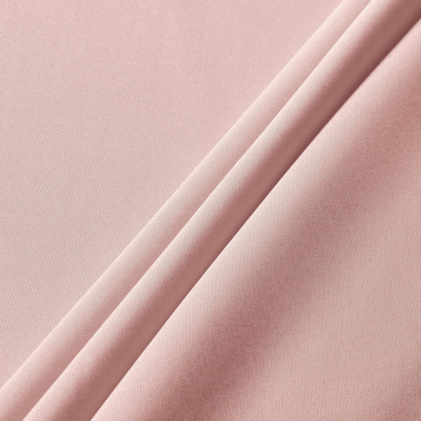Rectangle Tablecloth - 60 X 84 Inch - Stain and Wrinkle Resistant Washable Polyester Table Cloth, Decorative Fabric Table Cover for Dining Tables, Buffet Parties and Camping, Blush