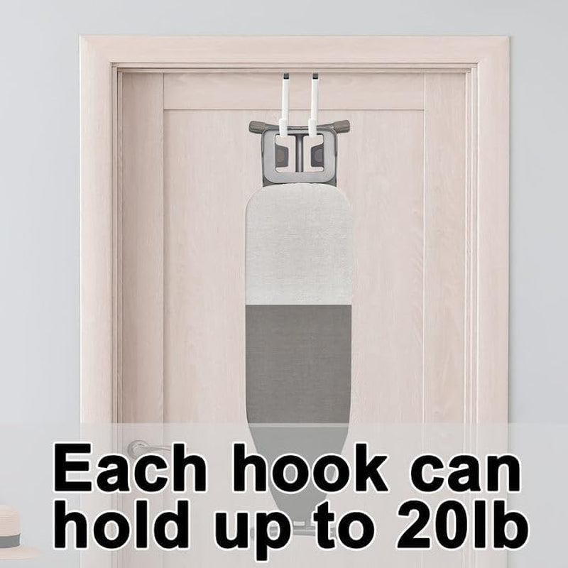 8-Pack Heavy-Duty Over-Door Hooks with White Vinyl Coating for Scratch Prevention, Ideal for Hanging Towels, Clothes, Shoes, Bags, and Hats in Bathrooms, Living Rooms, and Kitchens