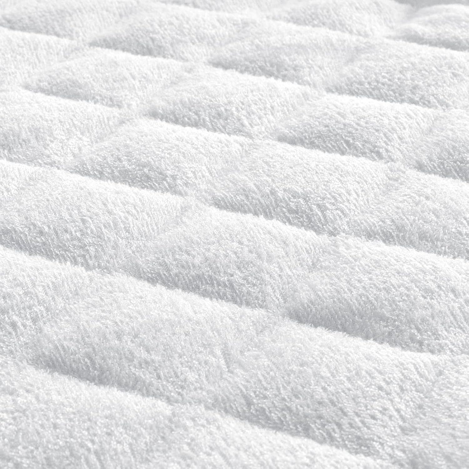 Diaper Changing Pad Liner Non-Slip, Waterproof Terry Mat Changing Pad Cover Liner, Quilted Absorbent Bassinet Liners Washable, 3 Pack 13"X 26" Reusable Portable Changing Table Pad White