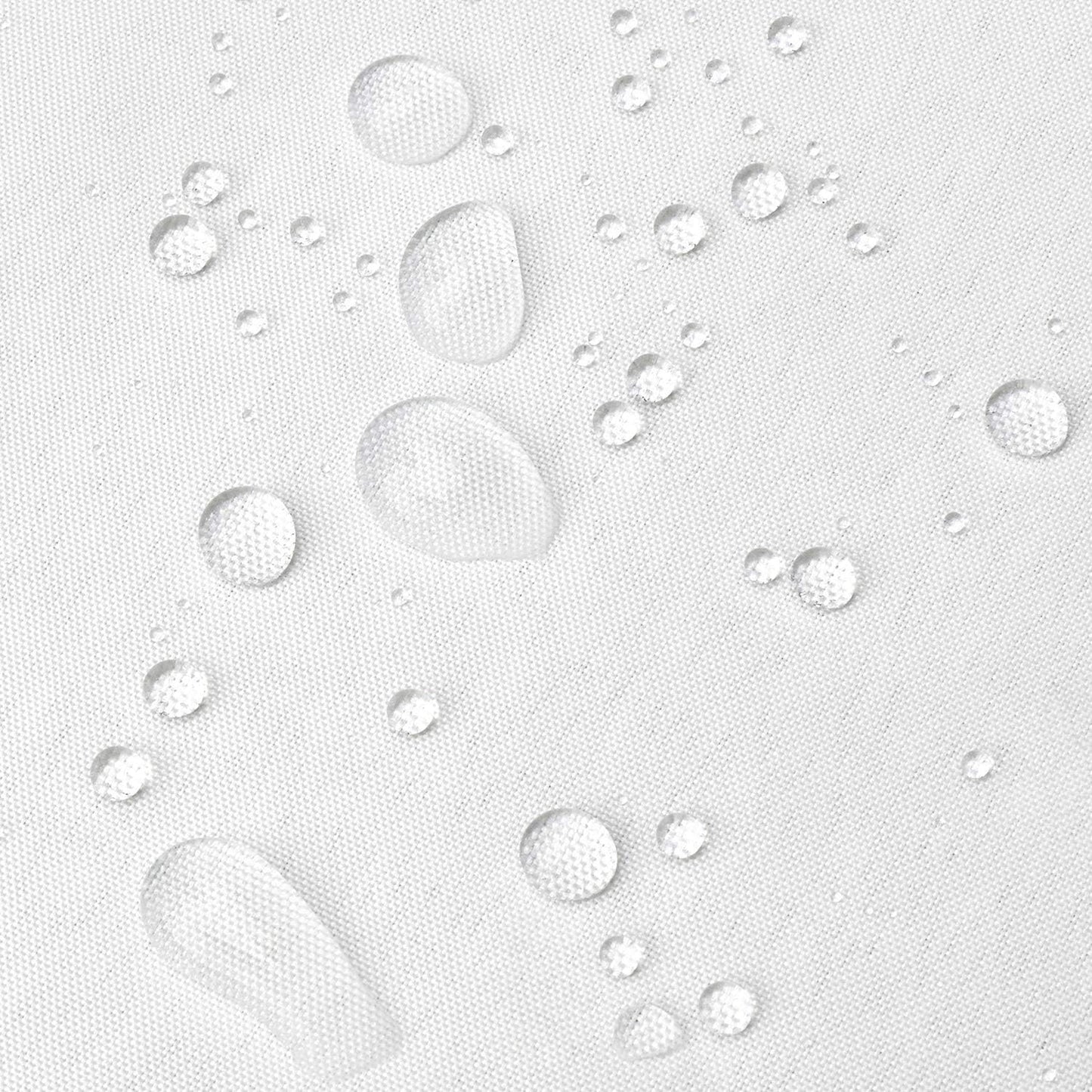 Waterproof Fabric Snap in Shower Curtain Liner Replacement with Magnets 70" X 54" - Removable & Detachable to Wash - White, 70X54