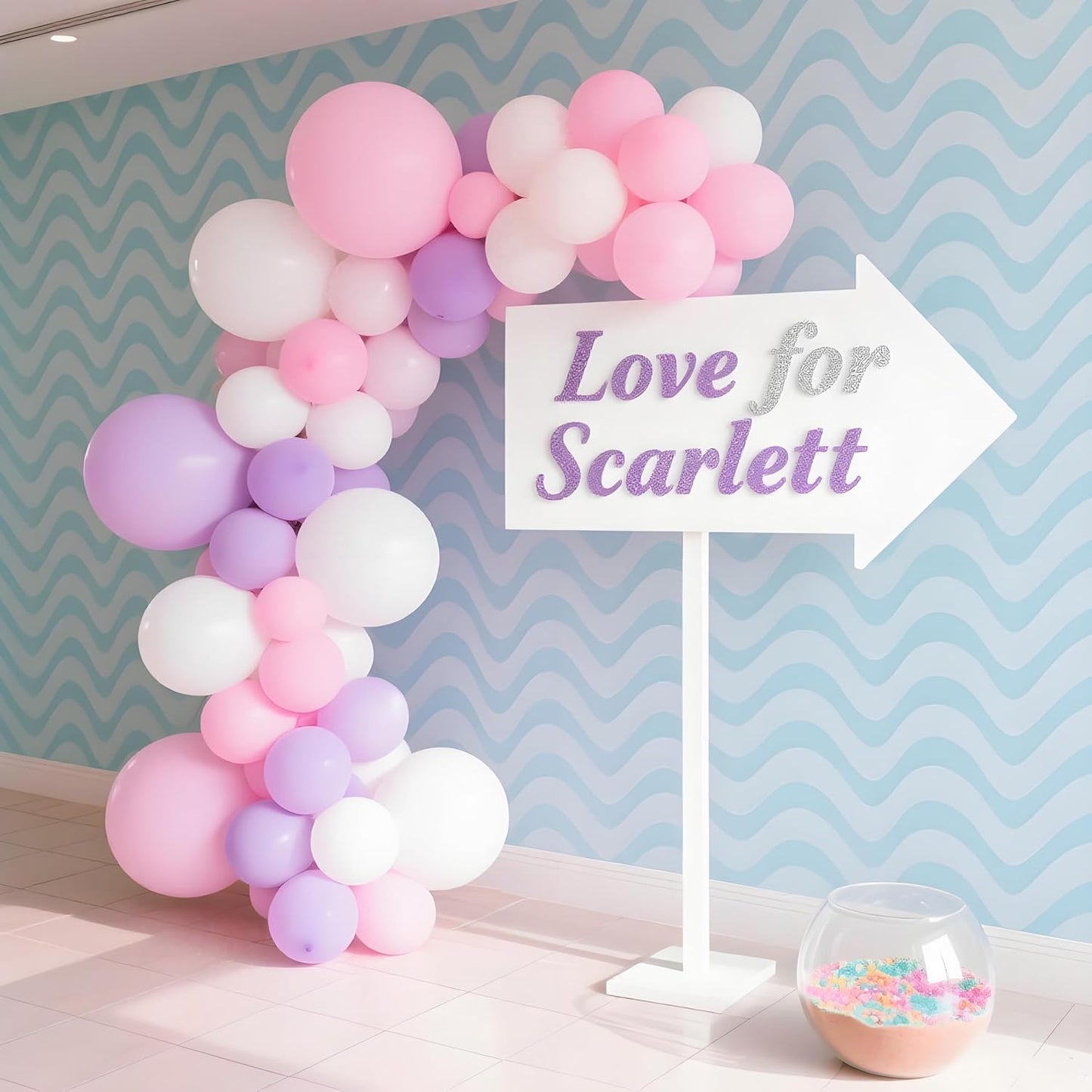 120Pcs 5Inch Pink Balloons, Small Light Pink Latex Balloons for Baby Bridal Shower Gender Reveal Birthday Party Decorations