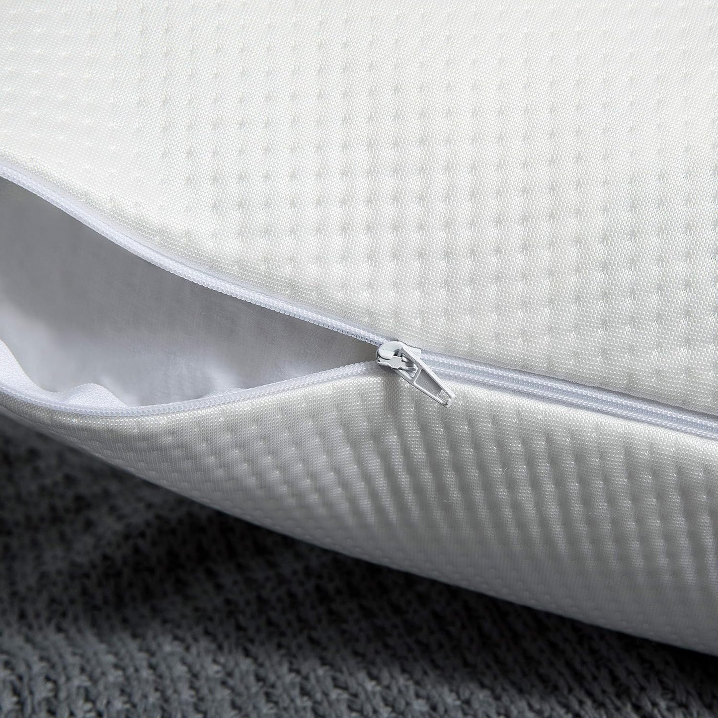 ® Cooling Goose Feathers down Pillows for Sleeping, Hotel Quality Chill Pillow with Removable Pillowcase, White, Standard Size, 20X26 Inches, 1 Pack
