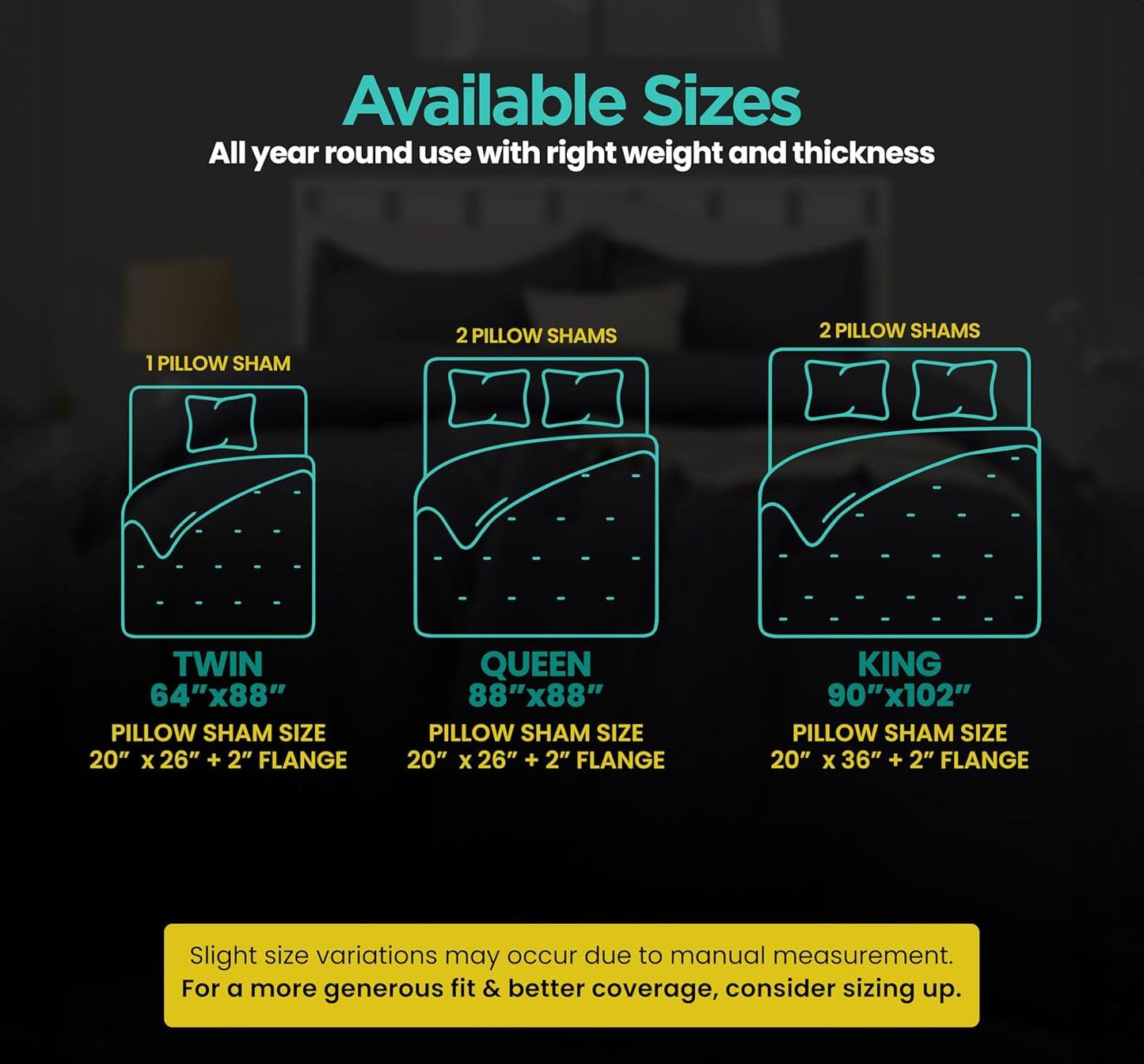 Queen Comforter Set Grey, Comforters Queen Size 3 Pieces Bedding Comforters Sets, down Alternative Soft Bed Set, 1 Comforter (88 X 88 Inches) 2 Pillow Shams (20 X 26 Inches)