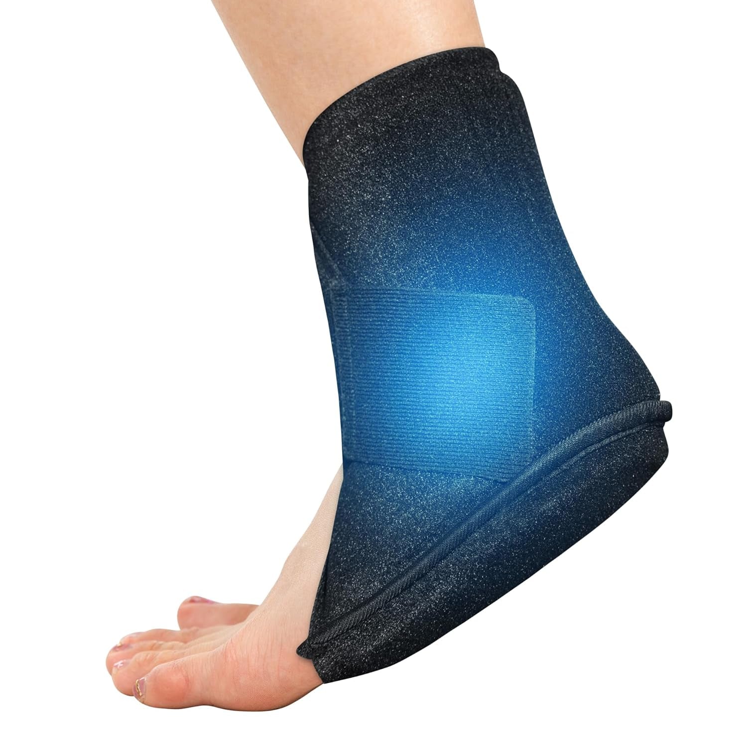 Ankle Ice Pack Wrap for Swelling, Plantar Fasciitis, Planters Facetious Relief, Reusable Ankle Brace Ice Pack, Cold Therapy Sock Compression for Achilles Tendonitis, Sore Feet, Foot & Heel