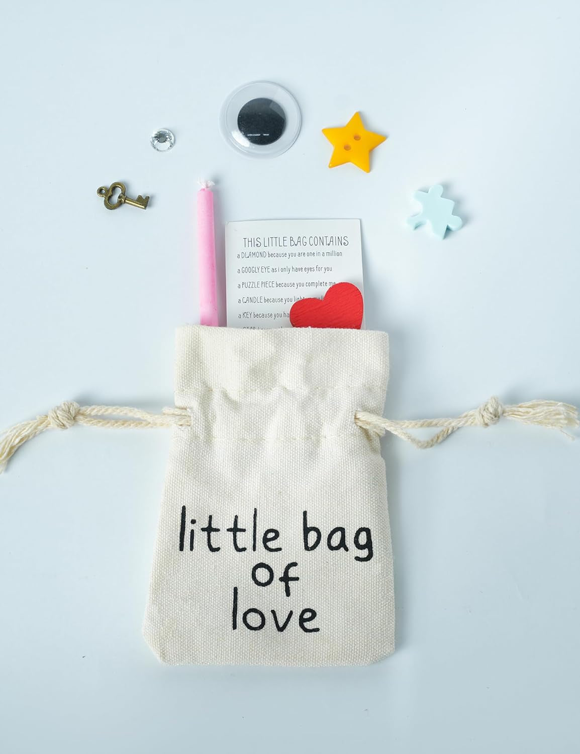 I Love You Gifts for Her,Little Bag of Love,Gift for Him,Girlfriend Boyfriend Gift Ideas,Valentines Day Couples Gift Ideas.