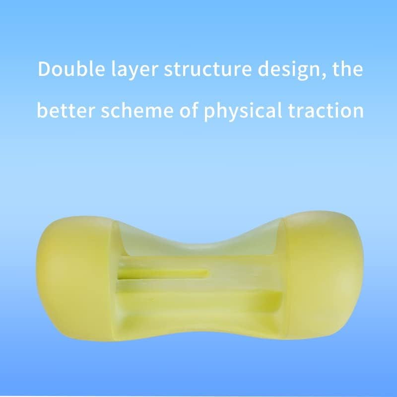 Neck Support Pillow - Cervical Traction Device for Neck Pain Relief and Muscle Therapy - Memory Foam Neck Roll Pillow for Shoulder Pain Relaxation