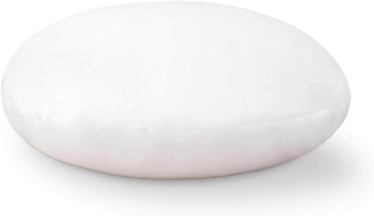 14 Inch round Throw Pillows Pillow Insert, Floor Pillow Form Stuffer Sham for Decorative Cushion Bed Couch Sofa Wedding