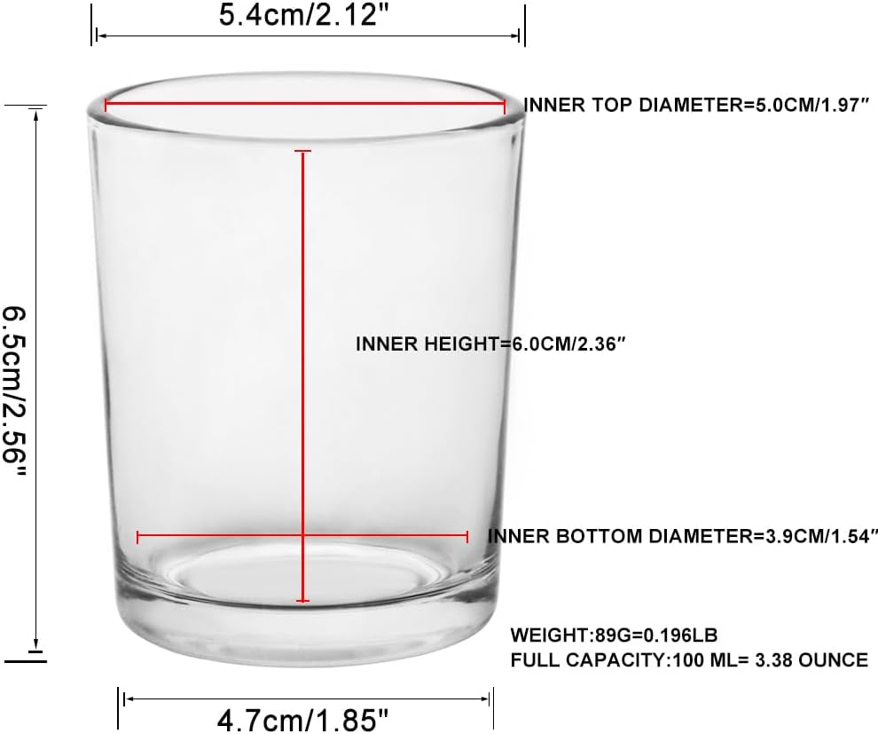 Clear Mercury Glass Tea Light Holders Set of 36 - Elegant Votive Candle Holders for Weddings, Showers and Home Decor - Perfect for Table Centerpieces and Parties (Glass, Clear)