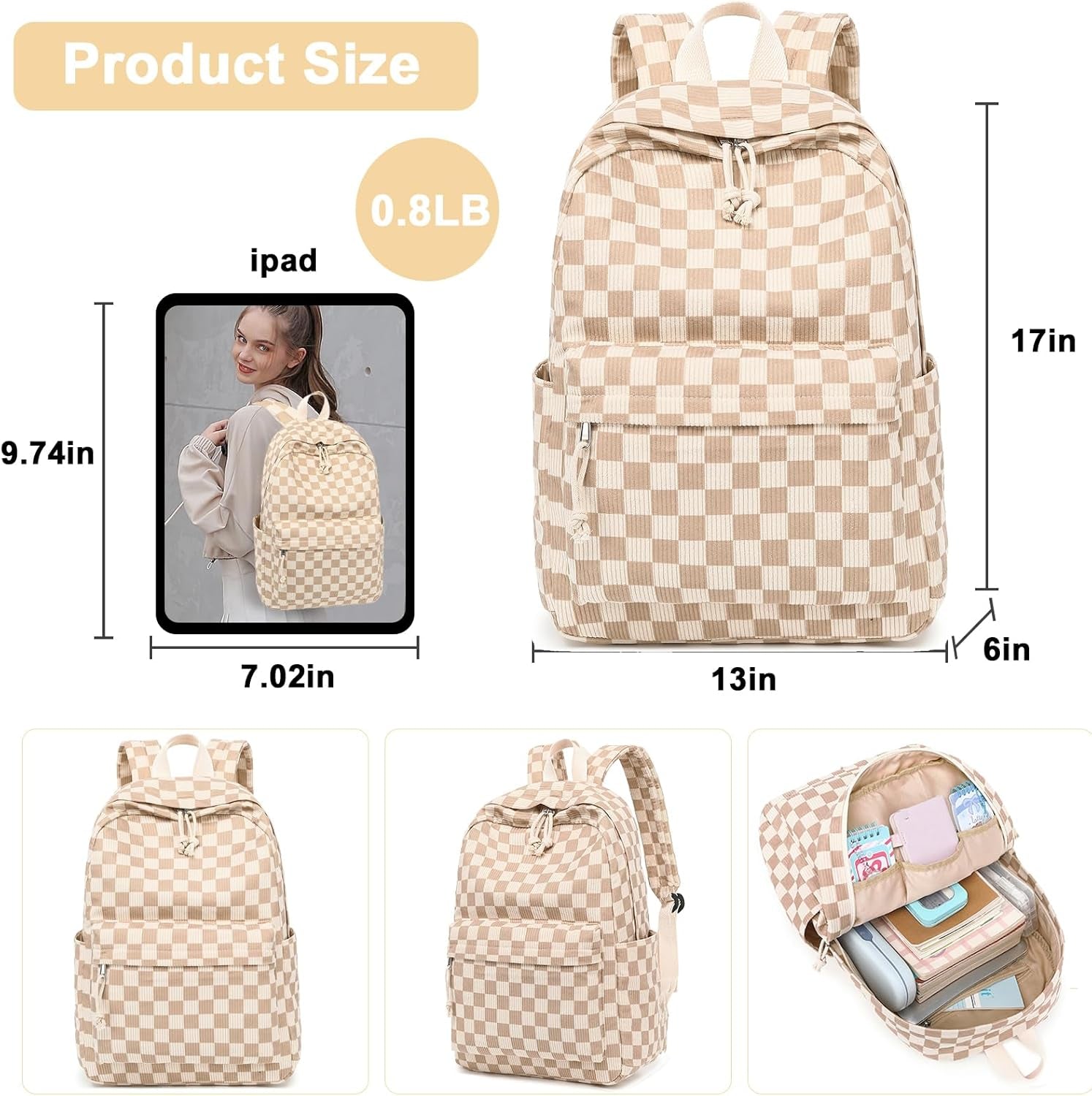 Backpack for Girls Kids Preschool Backpack with Lunch Box Kindergarten Bookbag Toddler School Bags Set