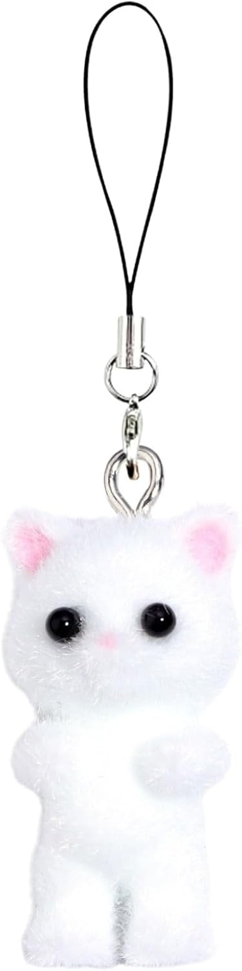 Cat Phone Charms Y2K Cute Aesthetic Kawaii Cat Mobile Phone Pendants Wrist Straps Lanyard Accessories for Bag Backpack Keychain Camera Pendants Decor