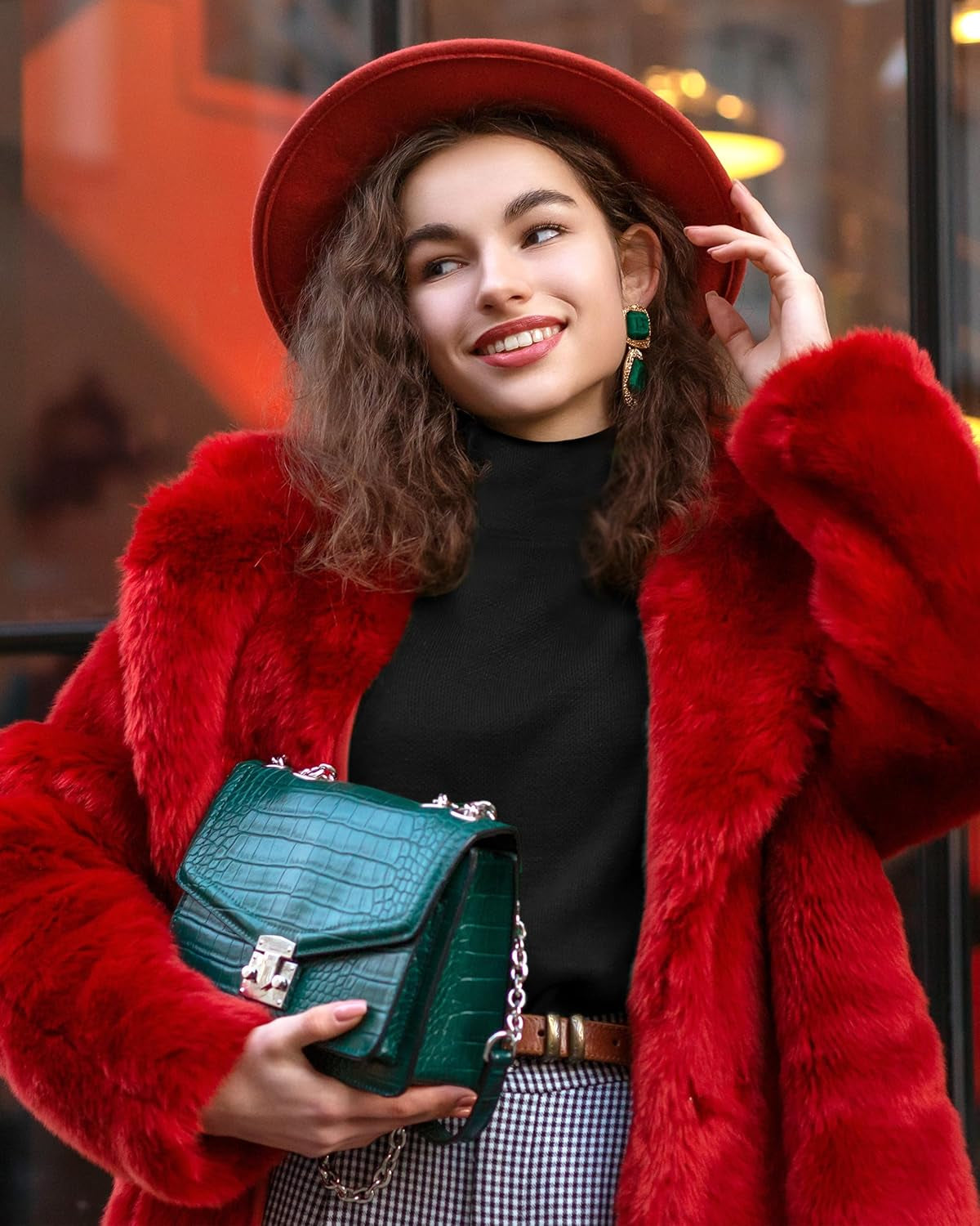 3 Pack Women’S Turtleneck Long Sleeve Tops Slim Fit Thermal Base Layer Shirts