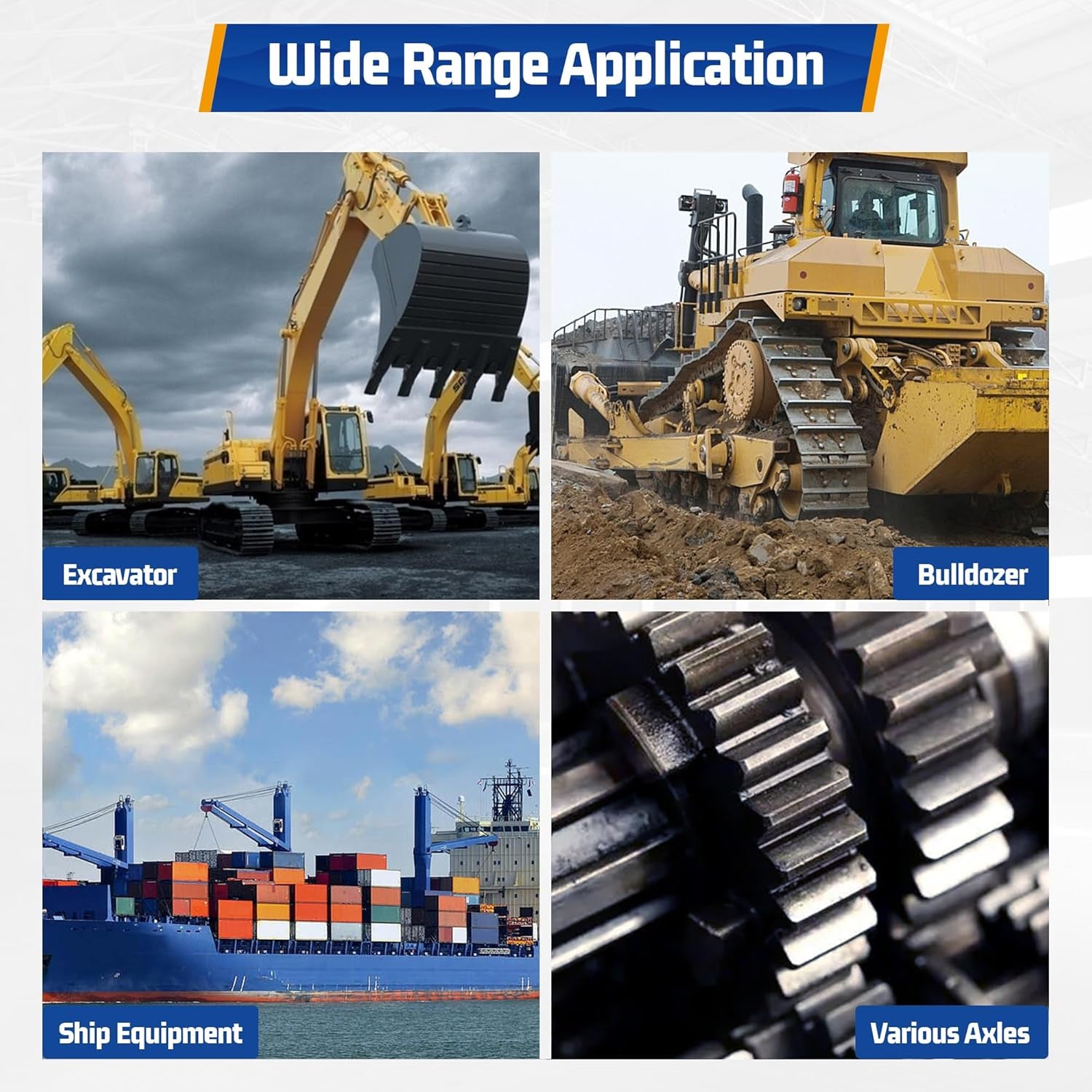 -Grease-Gun-Hose 1 Pack & Heavy Duty Strong Quick Release Grease Gun Coupler Compatible with All Grease Guns 1/8" NPT Fittings