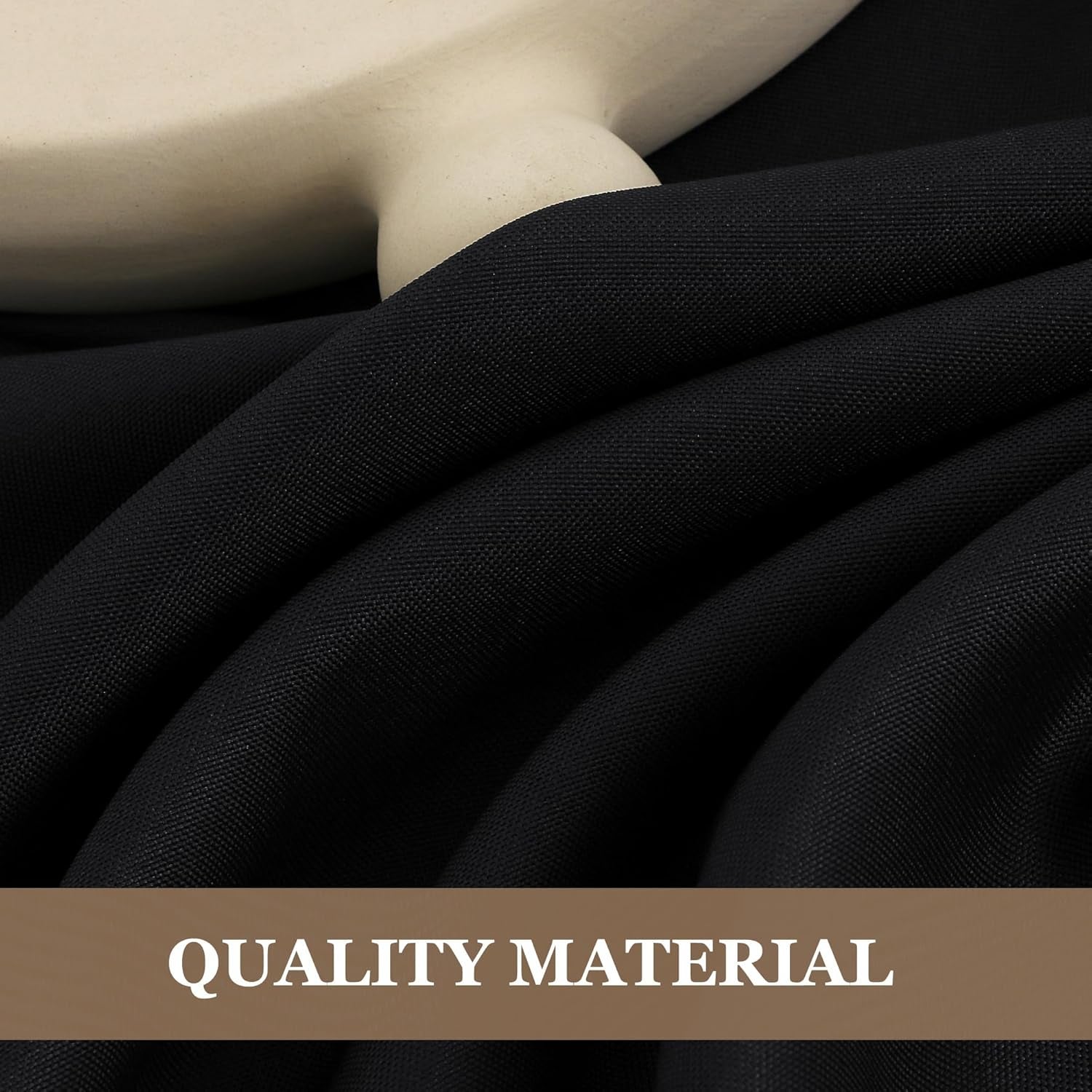 Black Rectangle Tablecloths - 6 Pack, 70 x 120 Inches - Reusable and Washable Polyester Covers for 6-8 Ft Tables, Ideal for Weddings, Parties, and Banquets