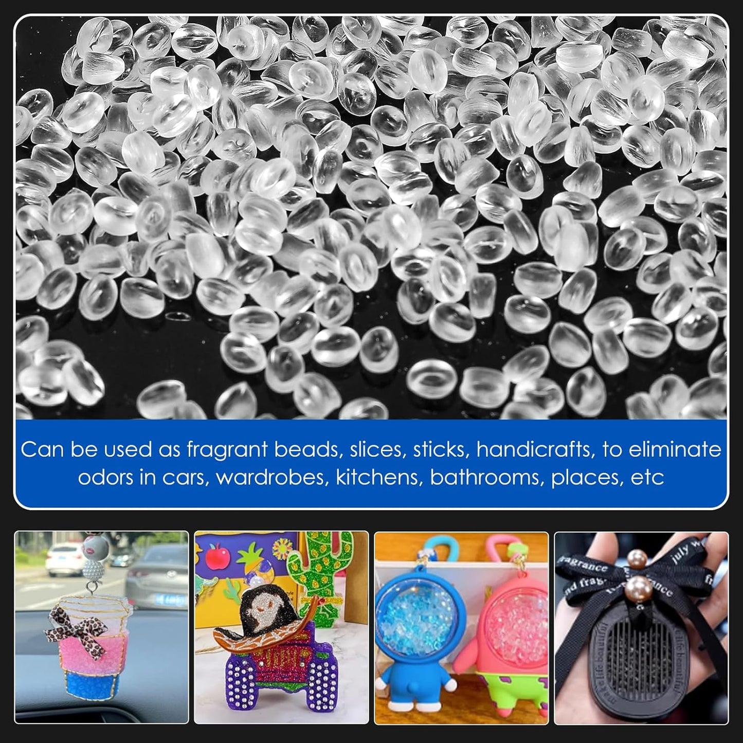 10Lb Aroma Beads, Unscented Aroma Beads for Car Freshies, Car Freshie Beads, Freshie Supplies, for Crafts & Projects