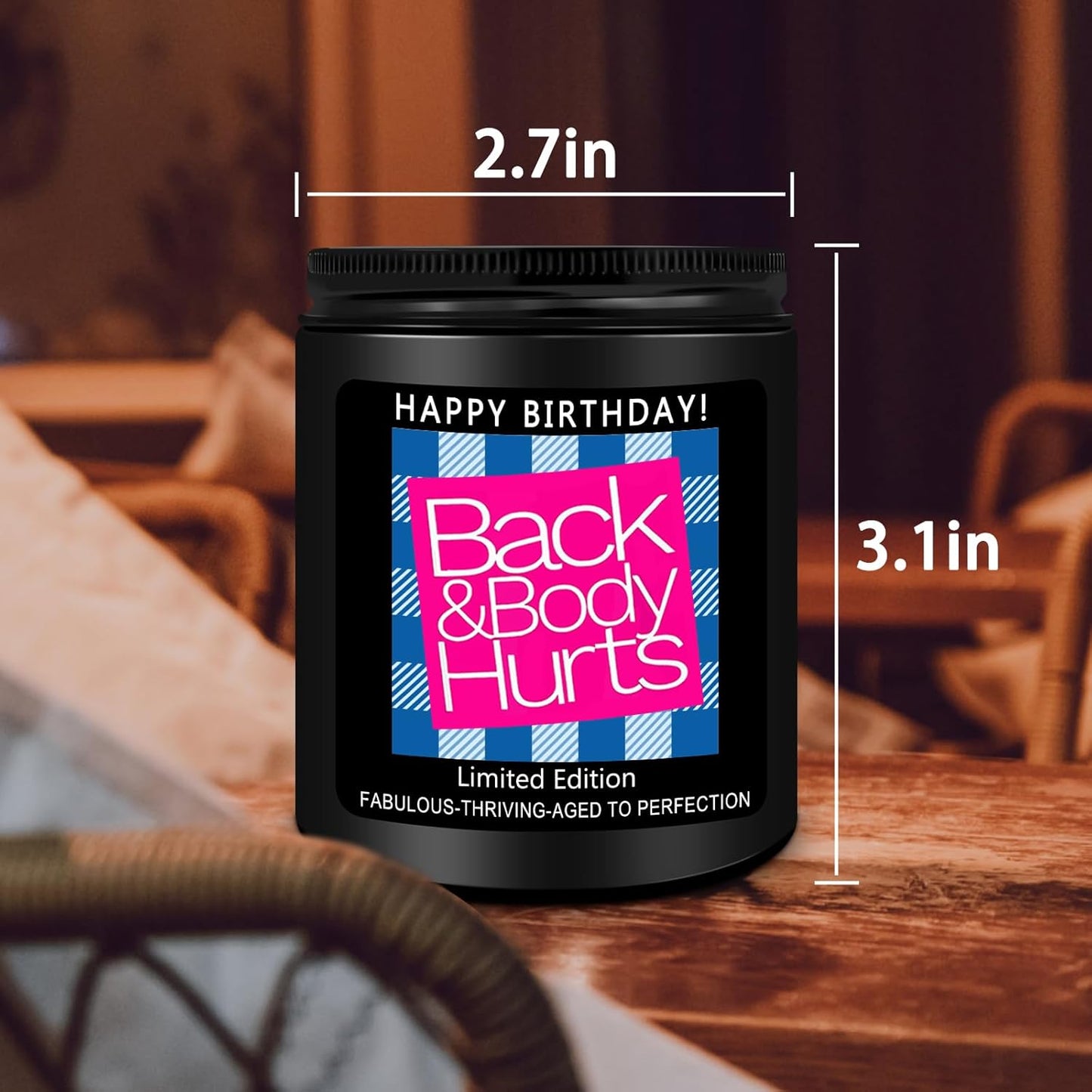 Birthday Dad Candle Gifts for Men, Happy Fathers Day Gift Ideas for Him Her, Funny Lavender Scented Lavender Candles