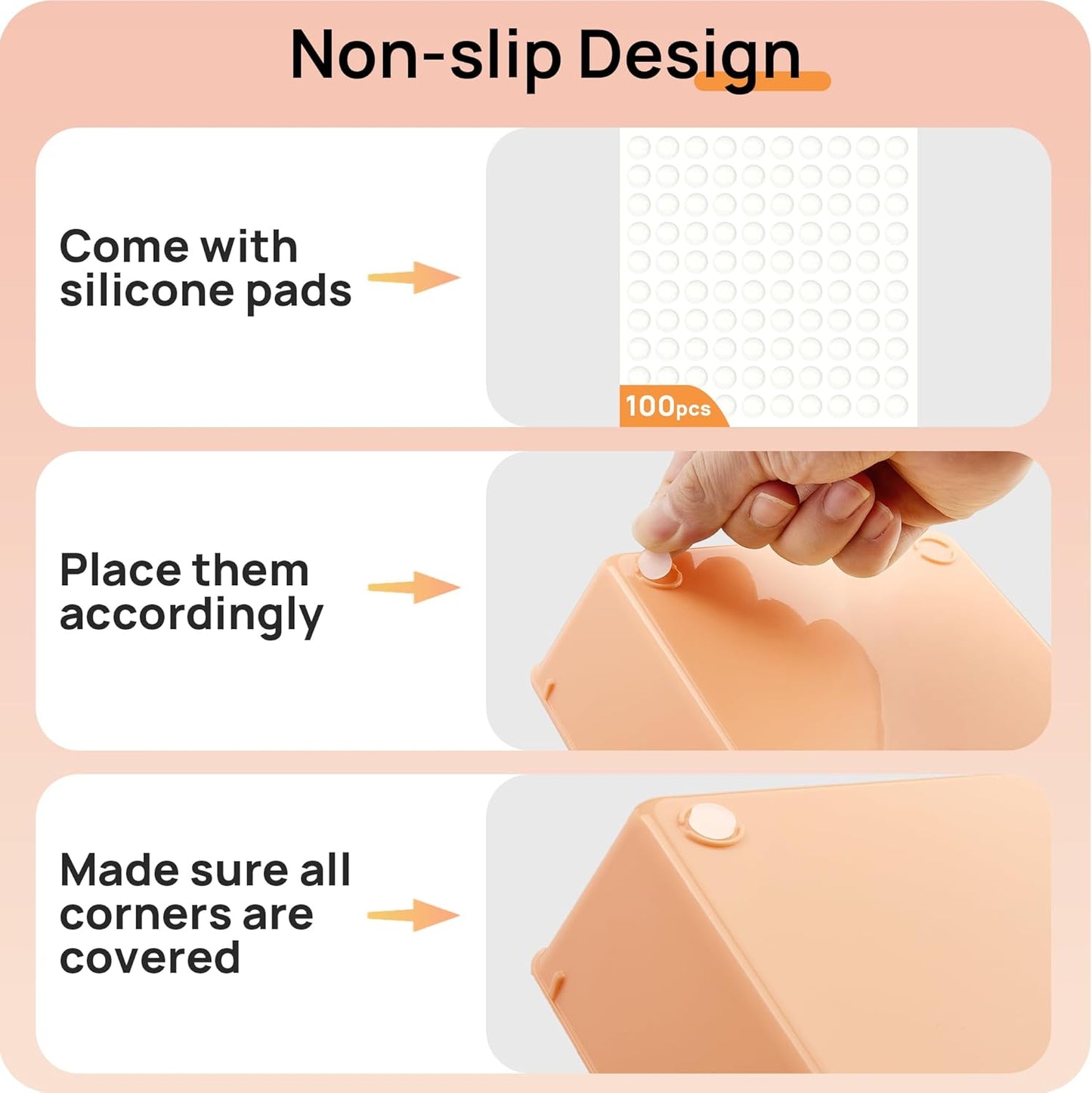 25 PCS Plastic Drawer Organizers Set, 4-Size Versatile Bathroom and Vanity Drawer Organizer Trays, Storage Bins for Makeup, Bedroom, Kitchen Gadgets Utensils and Office