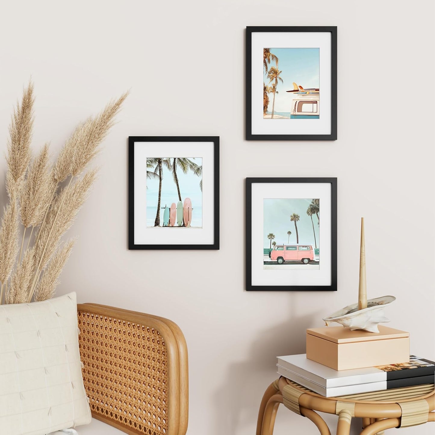 11X14 Picture Frame, Display Pictures 8X10 with Mat or 11X14 without Mat, Photo Frame for Wall Mounting, Black, 1 Pack