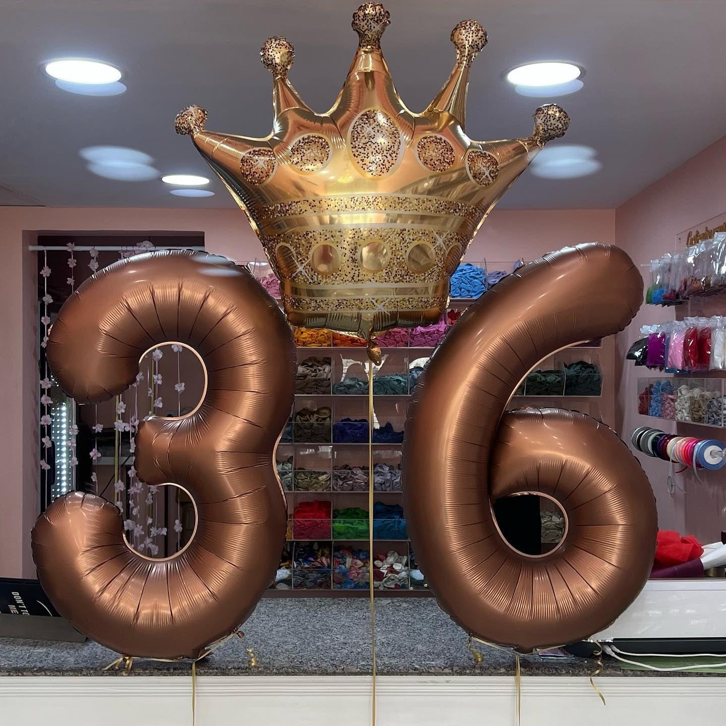 Dark Brown Number Balloon 40 Inch, Coffee Brown 0 Number Balloons, 10 20 30 40 50 Numbers Balloon Chocolate Brown Birthday Decorations Party Supplies for Women Men