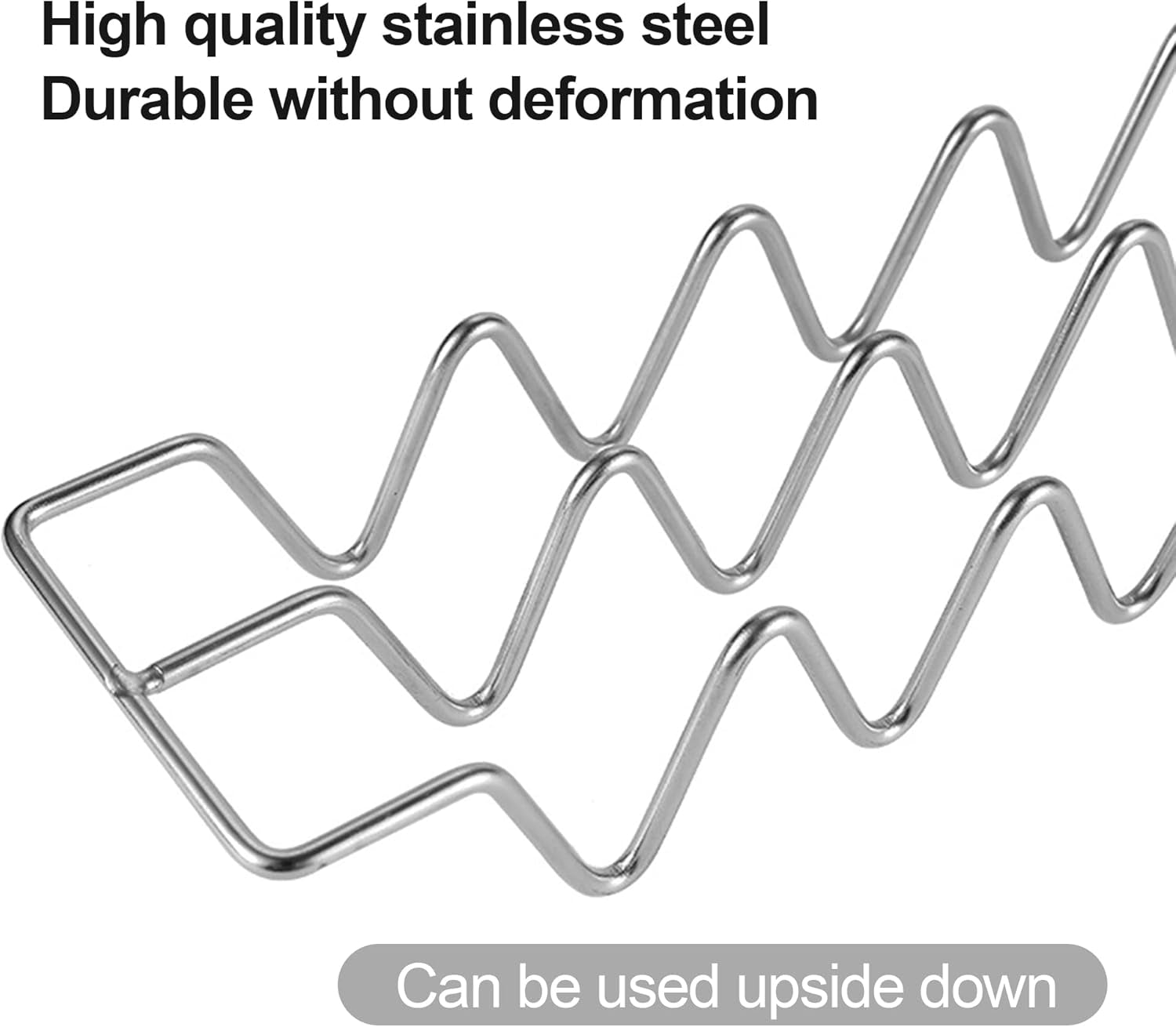 Taco Holders Set of 3,Stainless Steel Taco Shell Holder Stand,Taco Tray Plates for Taco Bar Gifts Accessories,Holds 4 Tacos Each,Oven Safe for Baking, Dishwa Sher and Grill Safe
