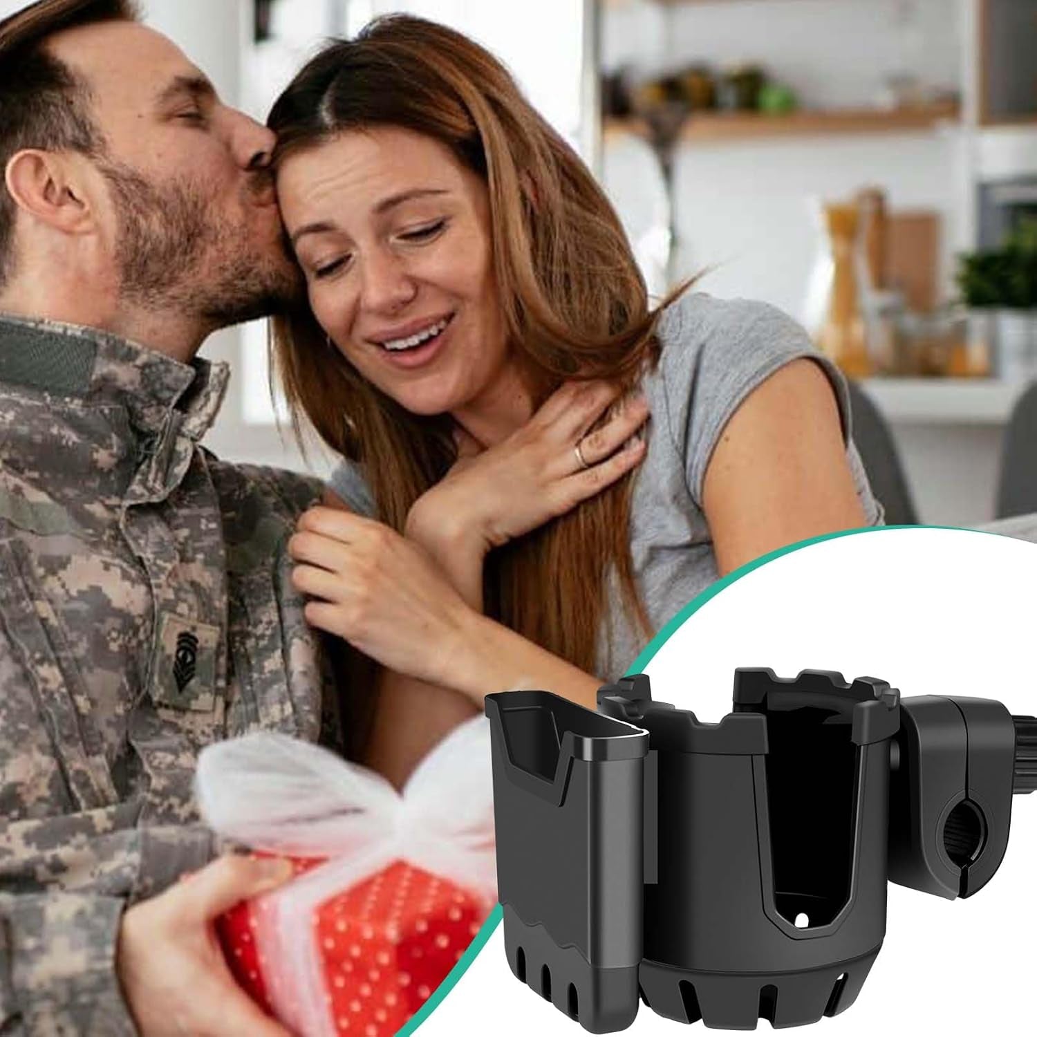 Hunting Accessories,Tree Stand Cup Holder for Deer Duck Turkey Hunting Essentials,Hunt Gear Gifts for Men,Tethered Saddle Huntings Platform System Kit Hunt Ground Blind Swivel Chair Equipment (1PCS)