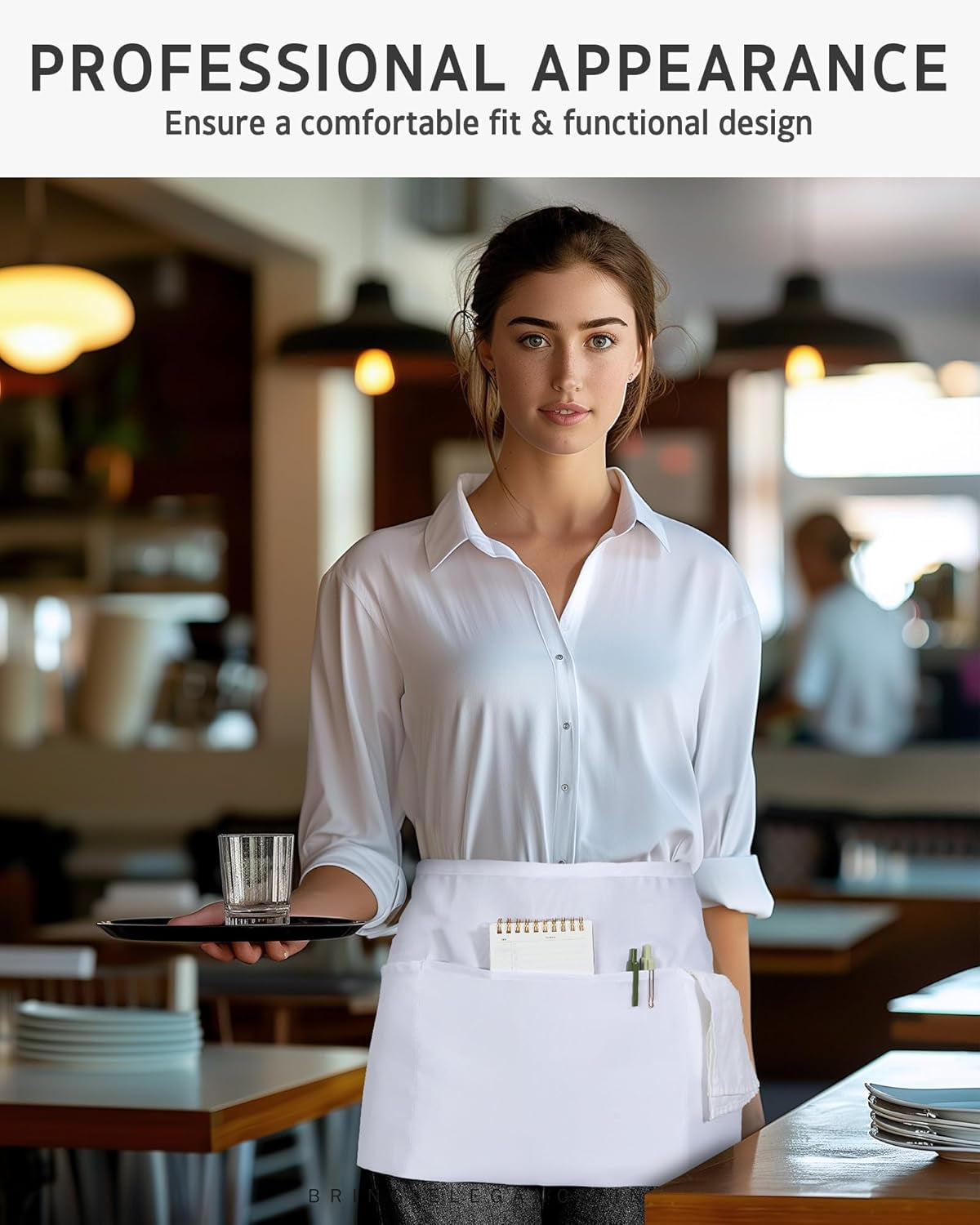 Server Apron, White