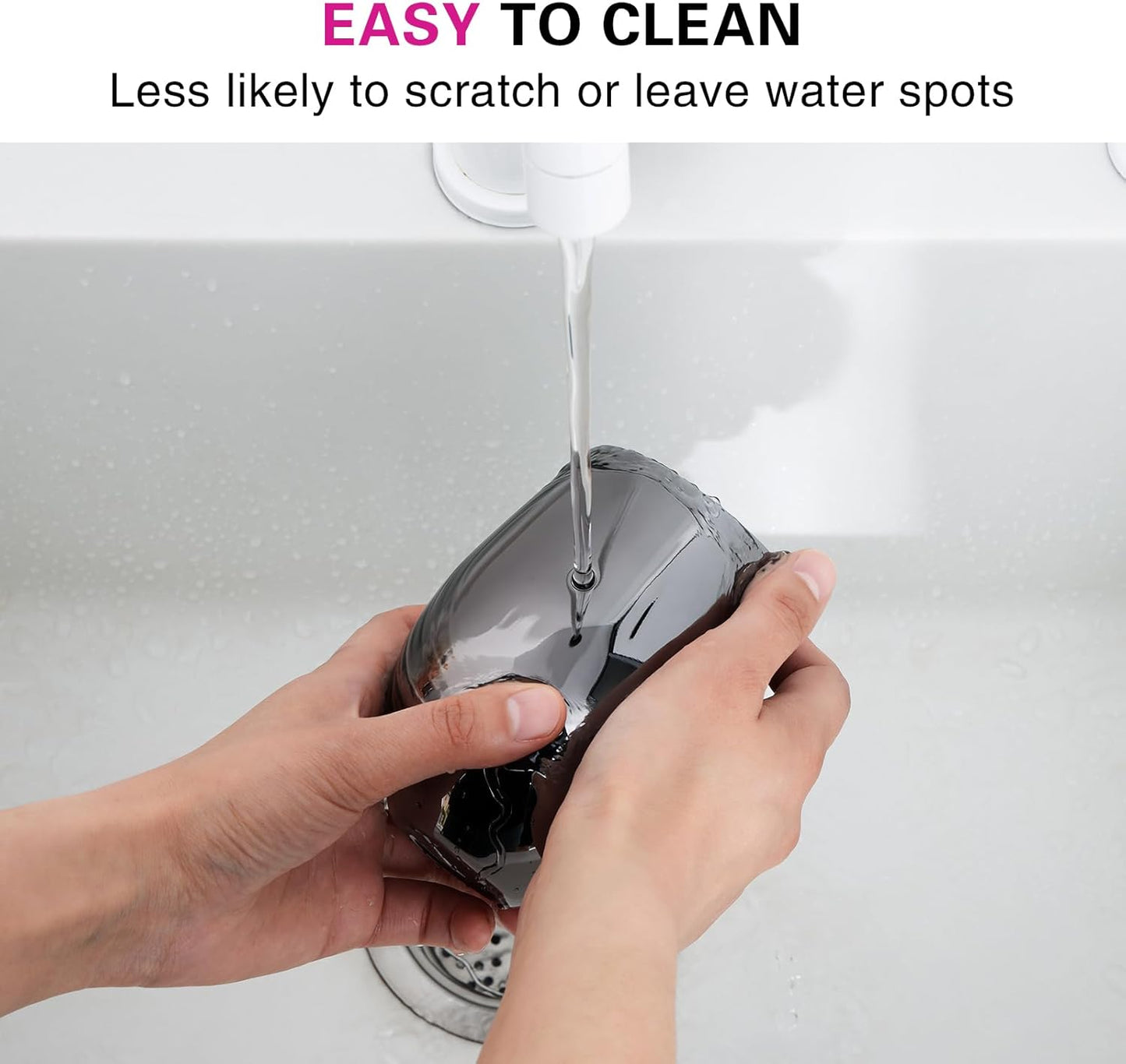 Black Stainless Steel Wine Glasses Set of 4, 18Oz Unbreakable Stemless Metal Wine Glass for Outdoor, Travel, Camping, Pool